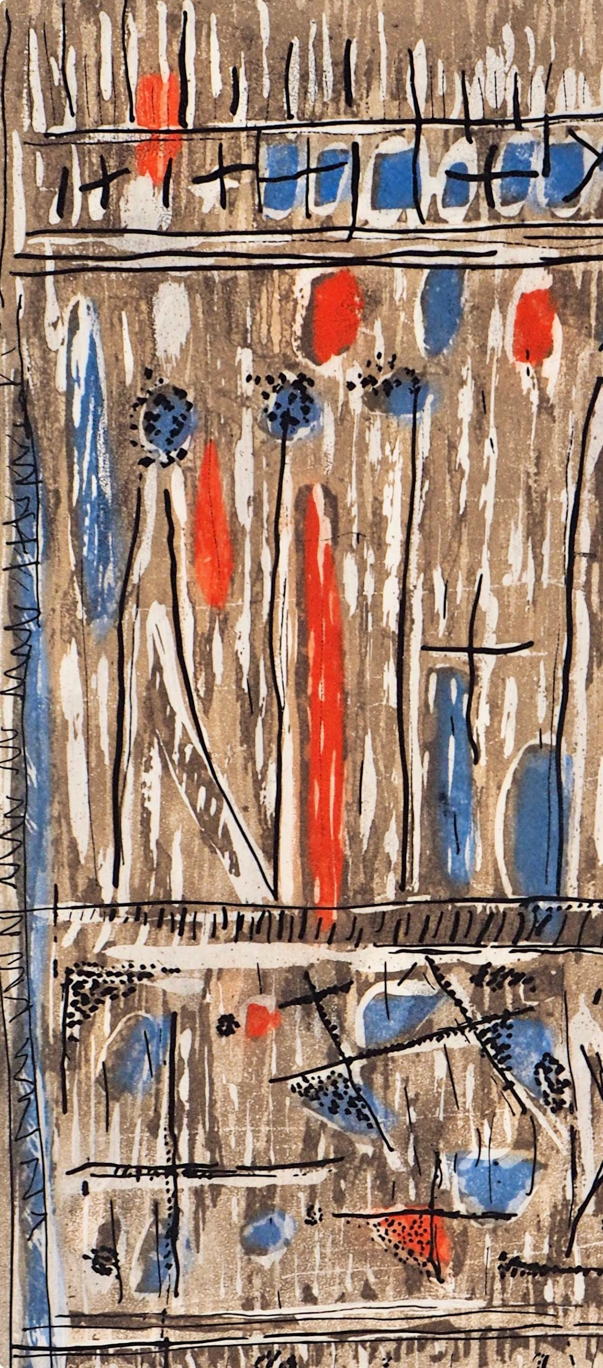 Roger Bissière, Centro, Paroles peintes I, Limited Edition Etching