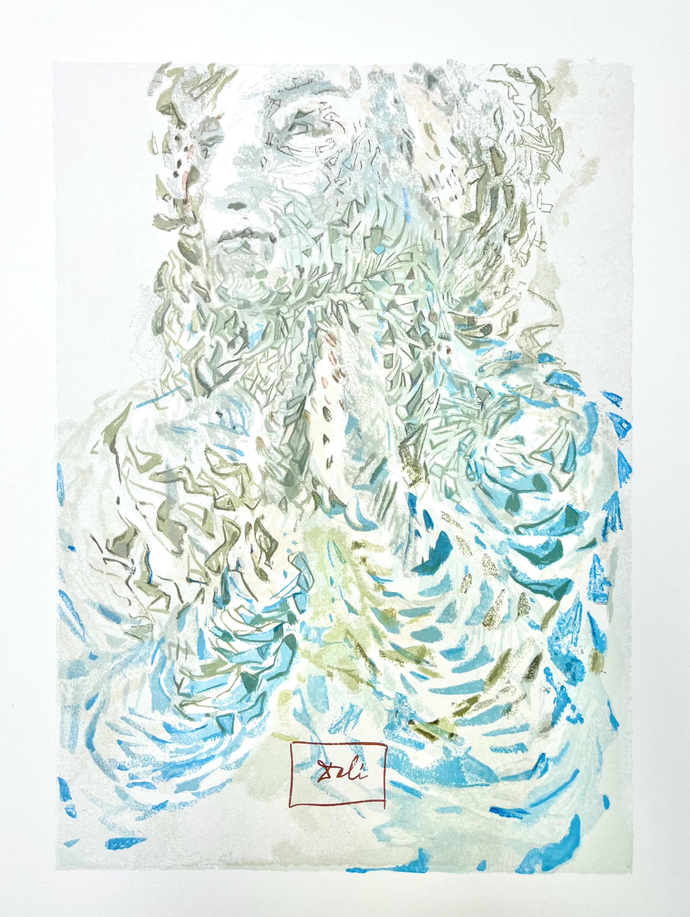 Salvador Dali, Paradies XIVIII (Field 189-200; Michler/Löpsinger 1039-1138), Die Göttliche Komödie, Signed, Limited Edition Woodcut