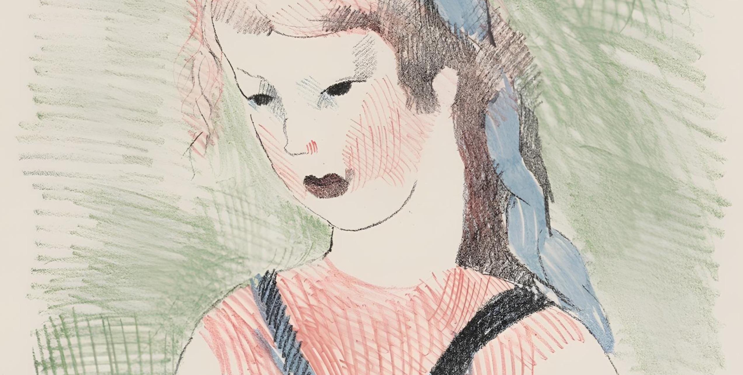 Marie Laurencin, Composition, Alice's Adventures in Wonderland, Limited Edition Lithograph