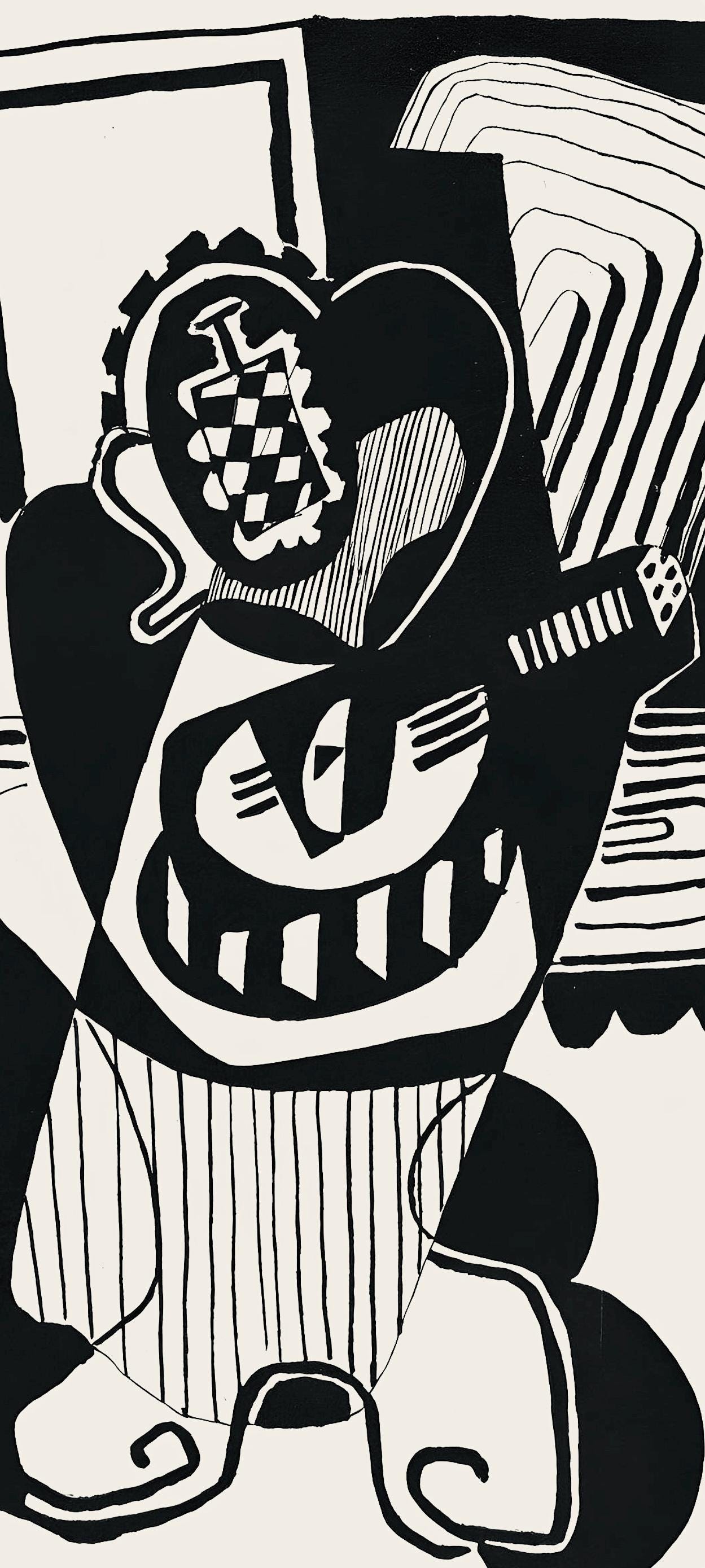 Pablo Picasso, Composition (Monod 10485), Hélène chez Archive de Illustrations de Pablo Picasso, Limited Edition Woodcut