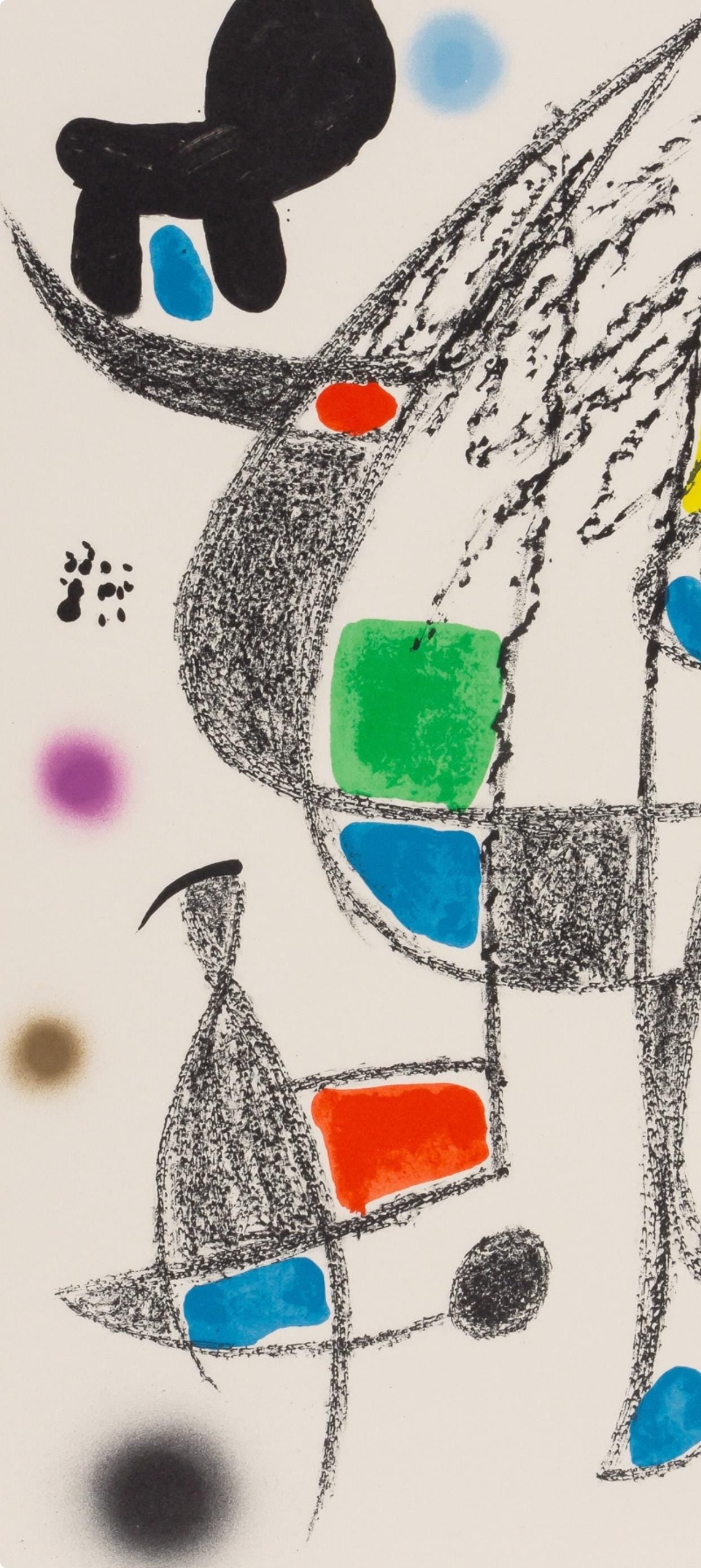Joan Miró, Composition (Mourlot, 1051-1072), Maravillas con Variaciones acrósticas en el Jardín de Miró, Limited Edition Lithograph