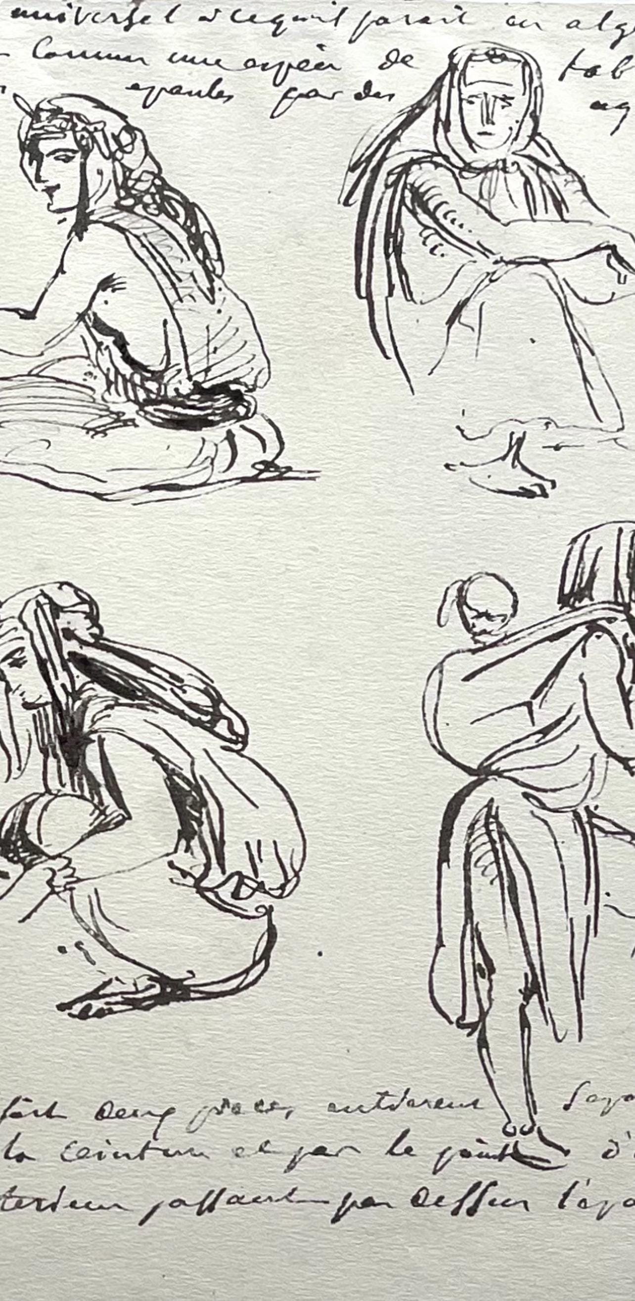 Eugène Delacroix, Composition, Trente et un Dessins et Aquarelles du Maroc, Limited Edition Lithograph