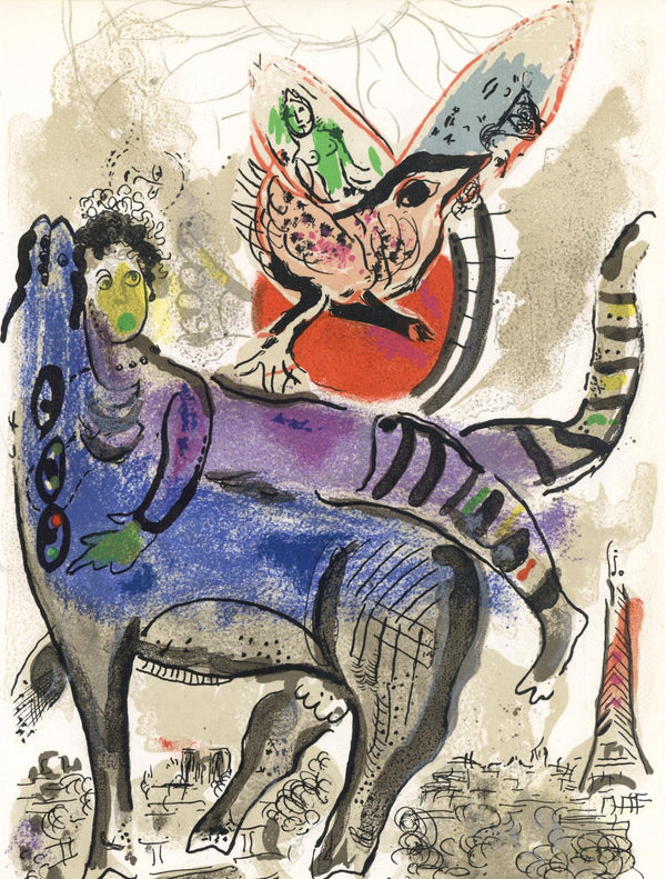 Marc Chagall, Composition (Cramer 71; Mourlot 488), XXe siècle, Limited Edition Lithograph