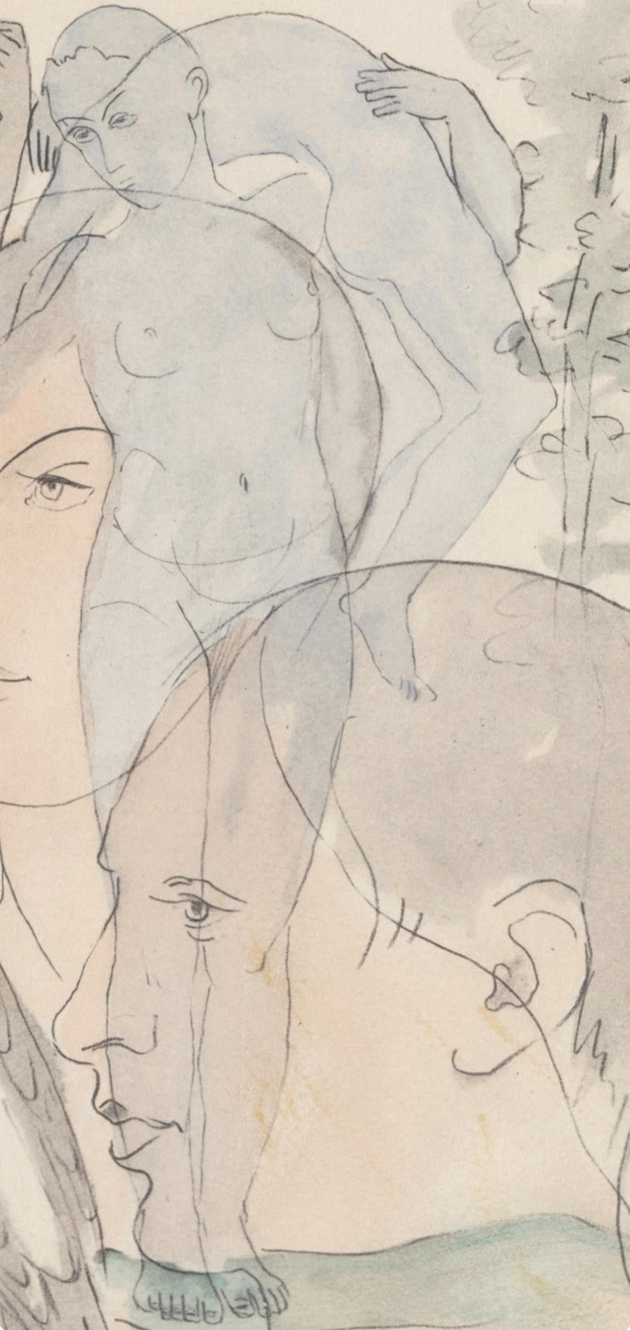 Francis Picabia, Composition, Le Peseur d'âmes (The Weigher of Souls), Limited Edition Lithograph