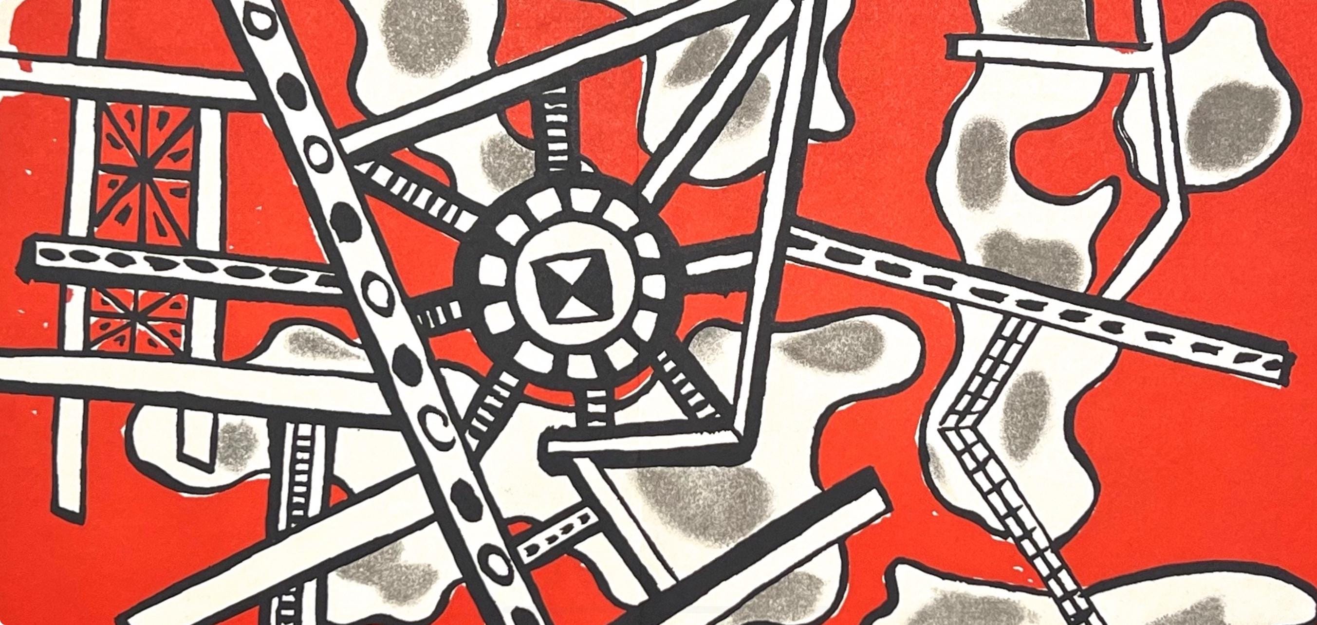 Fernand Léger, Composition, Derrière le miroir, Limited Edition Lithograph
