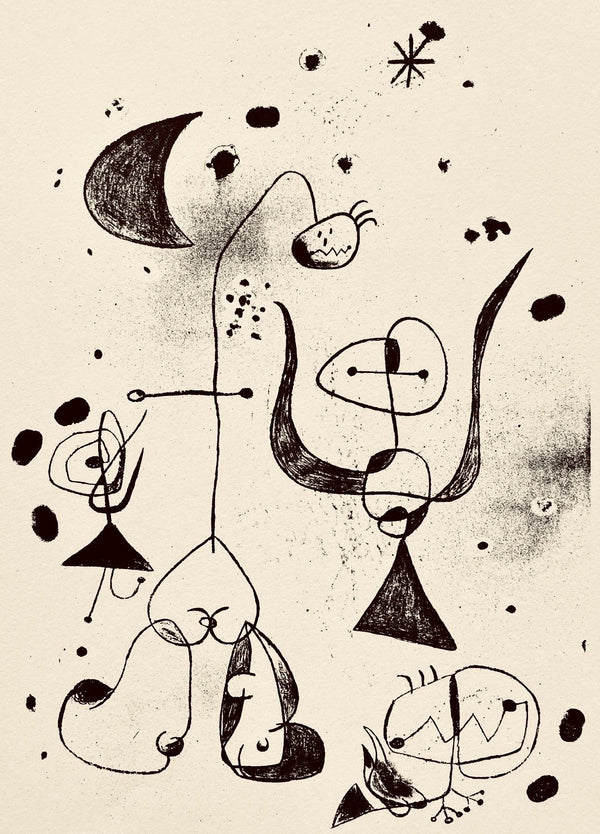 Joan Miró, Composition, The Prints of Joan Miro, Limited Edition Etching
