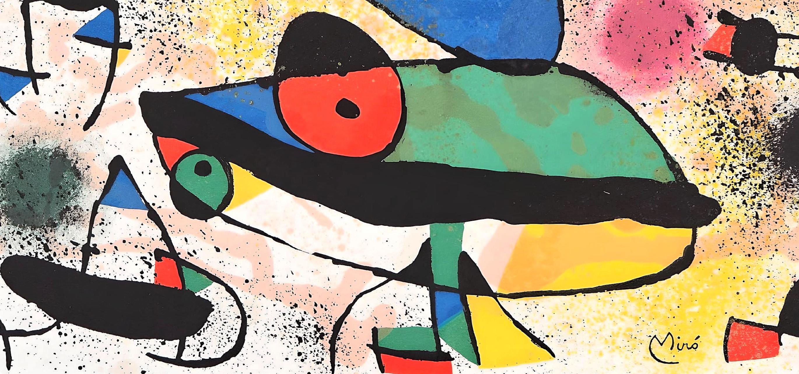 Joan Miró, Composition (Cramer 181; Mourlot 949), Limited Edition Lithograph