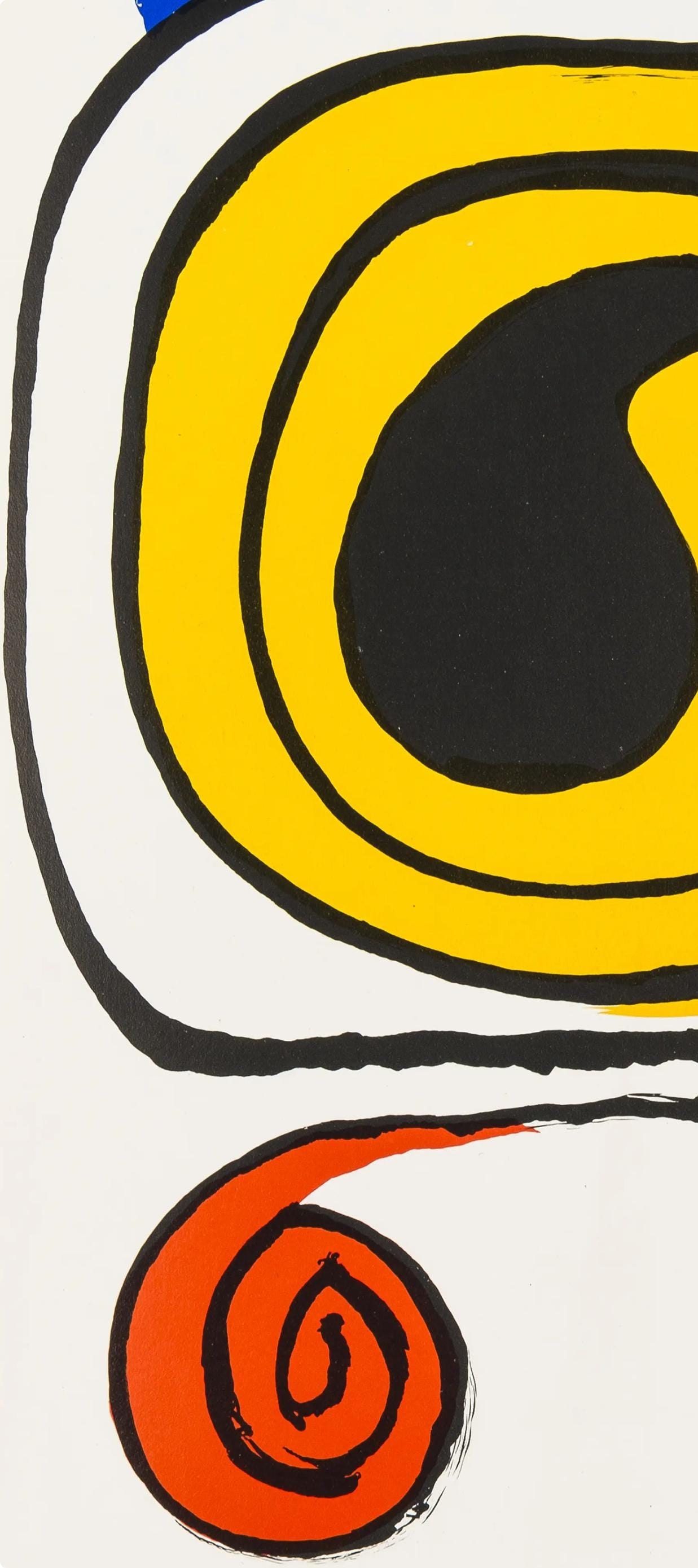 Alexander Calder, Composition, Derrière le miroir, Limited Edition Lithograph