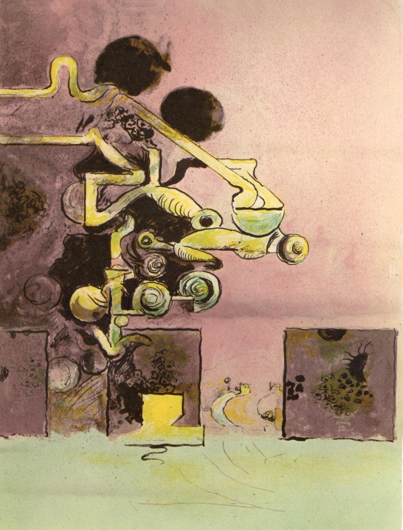 Graham Sutherland, Composition, Ediciones Polígrafa, Redfern Gallery, Limited Edition Lithograph