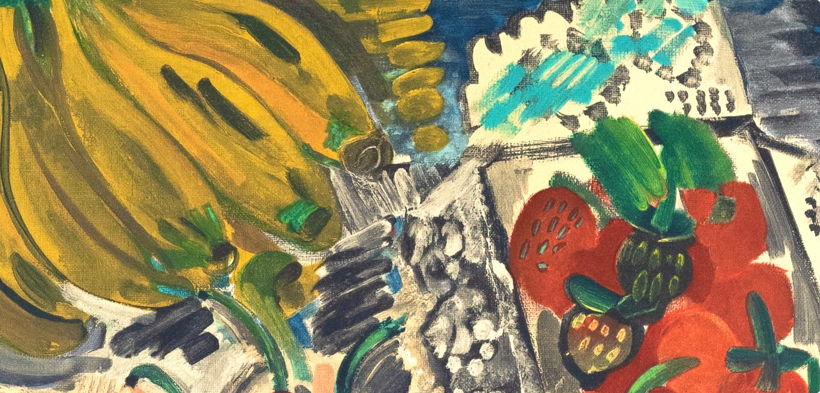 Raoul Dufy, Nature Morte Aux Fruits, Raoul Dufy, Collection Pierre Lévy, Limited Edition Lithograph
