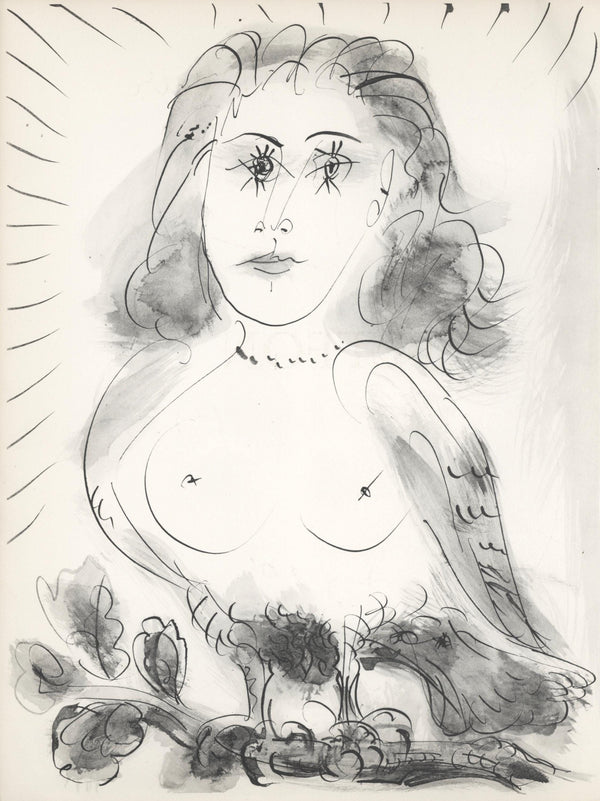 Pablo Picasso, Dora Maar (Cramer No. 84), 40 dessins de Picasso en marge du Buffon, Limited Edition Lithograph