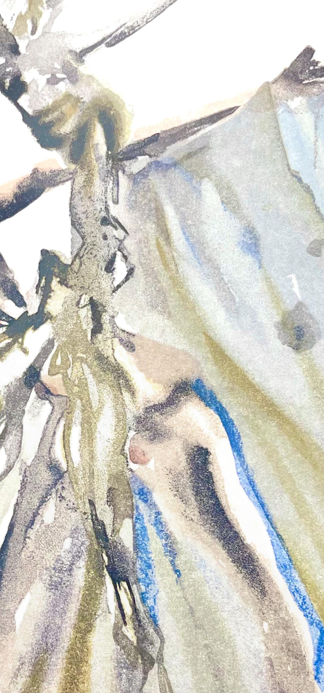 Salvador Dali, Fegefeuer IV (Field 189-200; Michler/Löpsinger 1039-1138), Die Göttliche Komödie, Signed, Limited Edition Woodcut