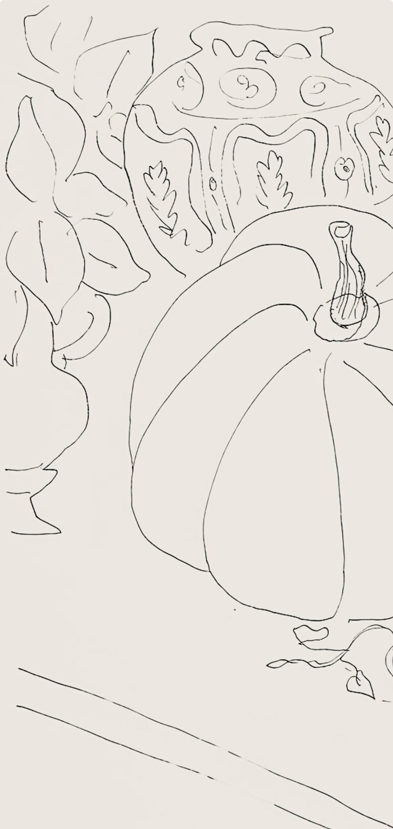 Henri Matisse, Série G, var. 5 (Duthuit 9), Henri Matisse, Dessins, Thèmes et variations, Limited Edition Lithograph