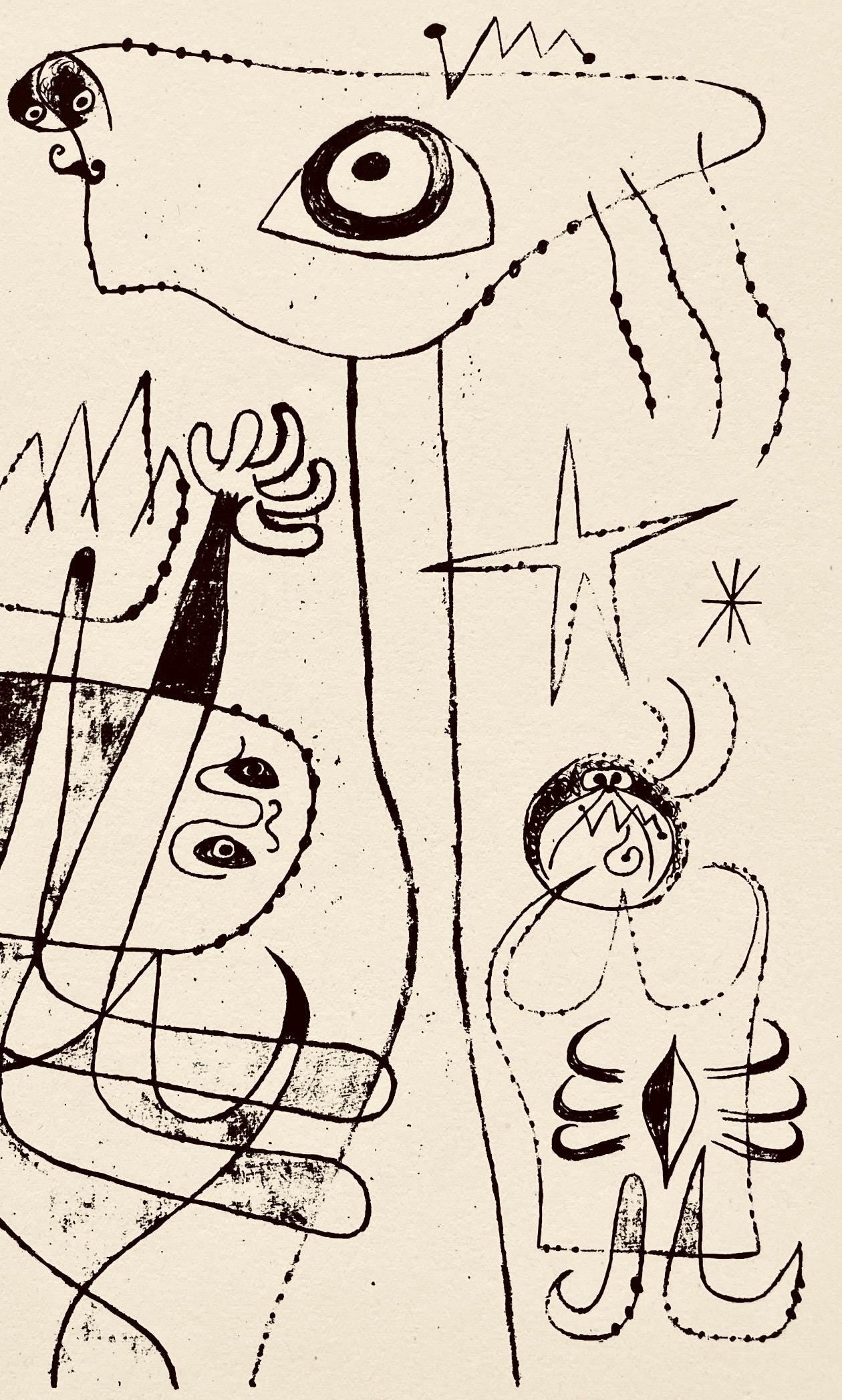 Joan Miró, Composition, The Prints of Joan Miro, Limited Edition Etching