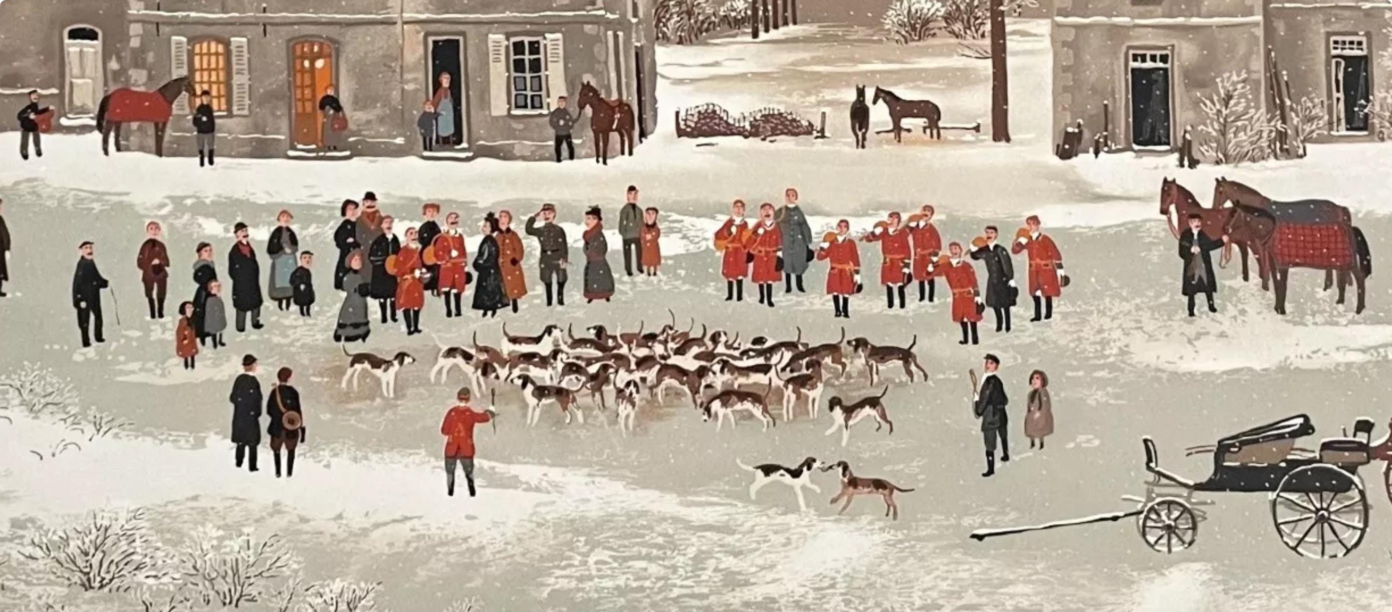 Michel Delacroix, Les Honneurs, Limited Edition Lithograph
