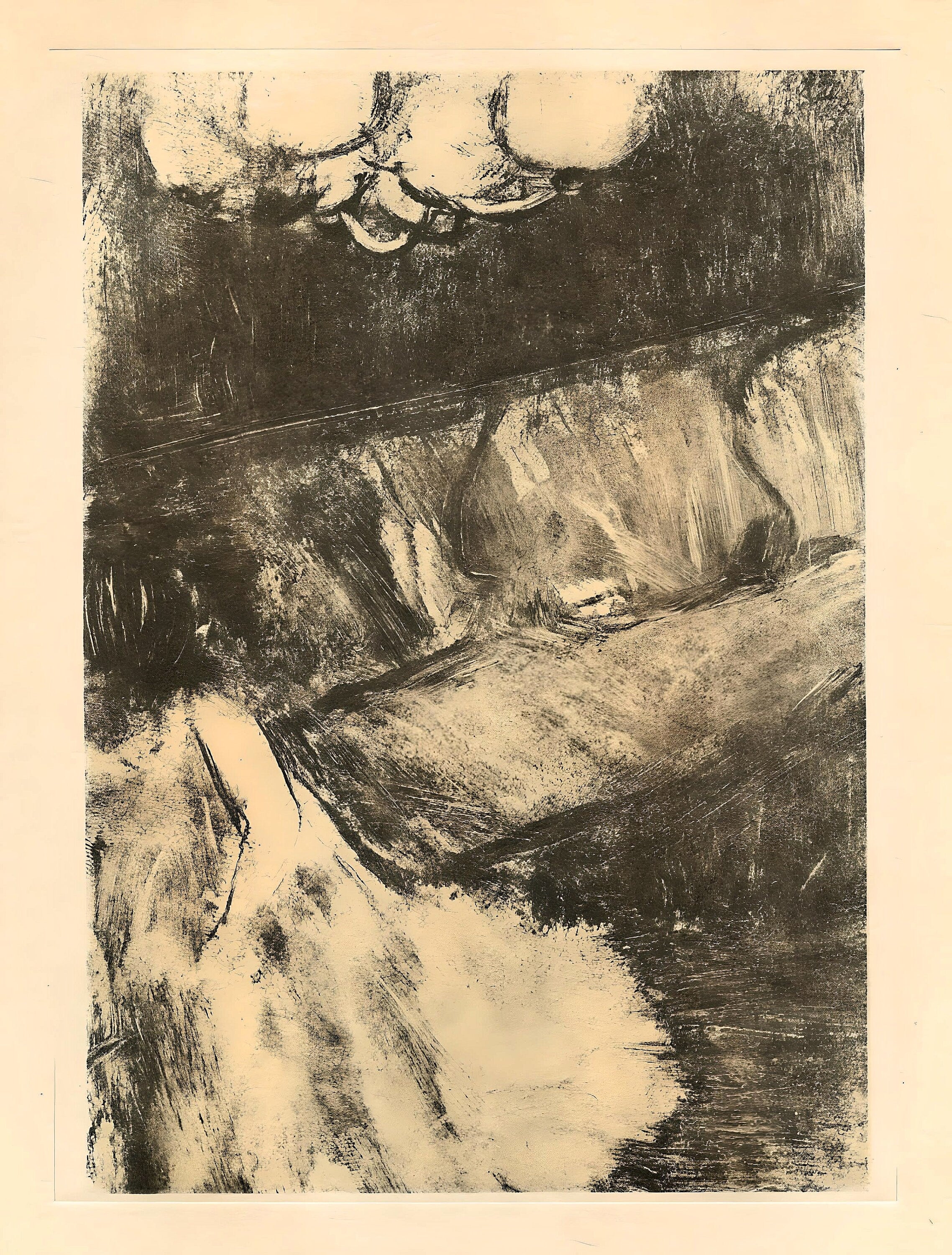Edgar Degas, Le Divan, E. Degas Monotypes, Limited Edition Monotype