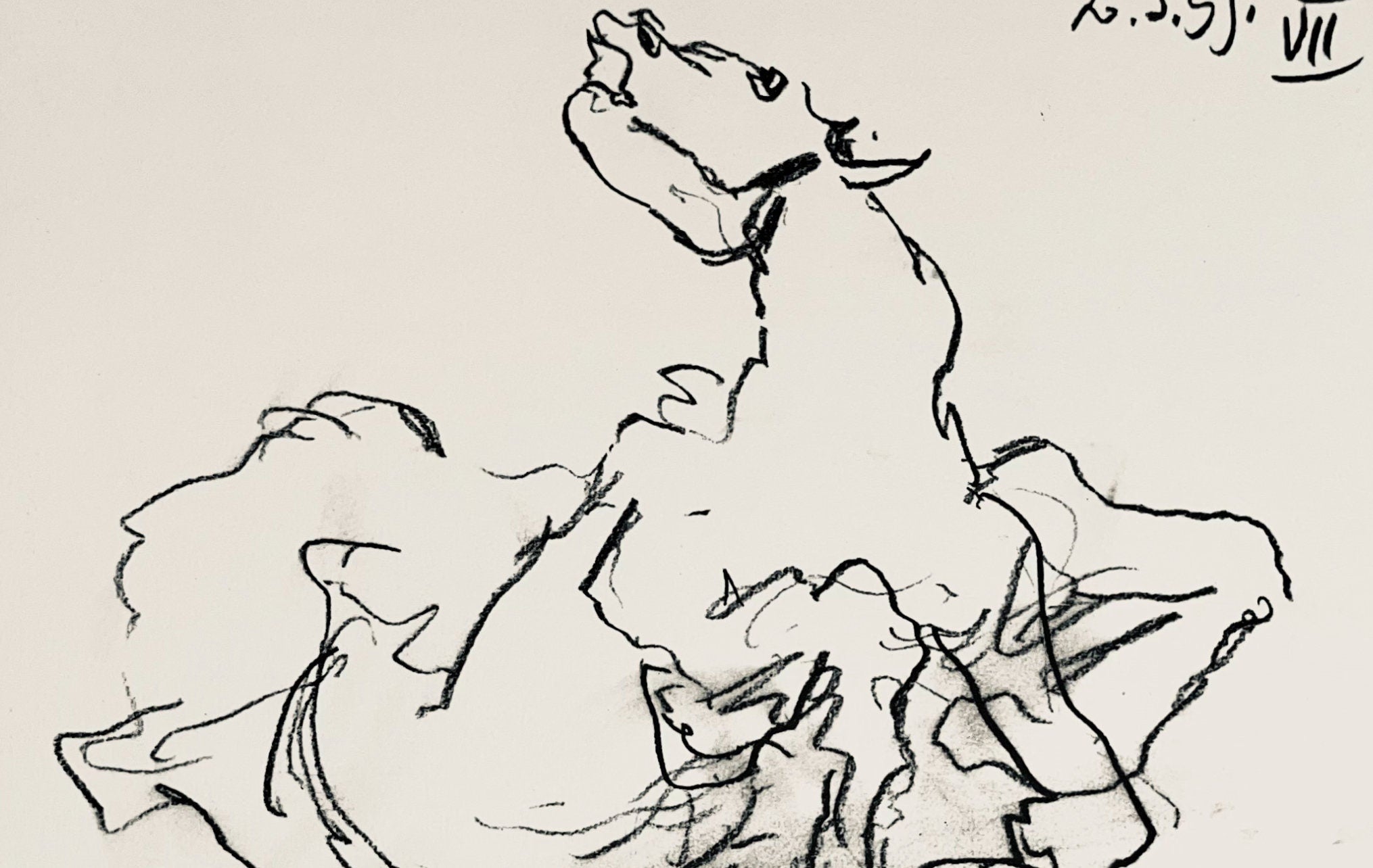 Pablo Picasso, Composition (Bloch 1276; Czwiklitzer 23), Toros y Toreros, Limited Edition Lithograph