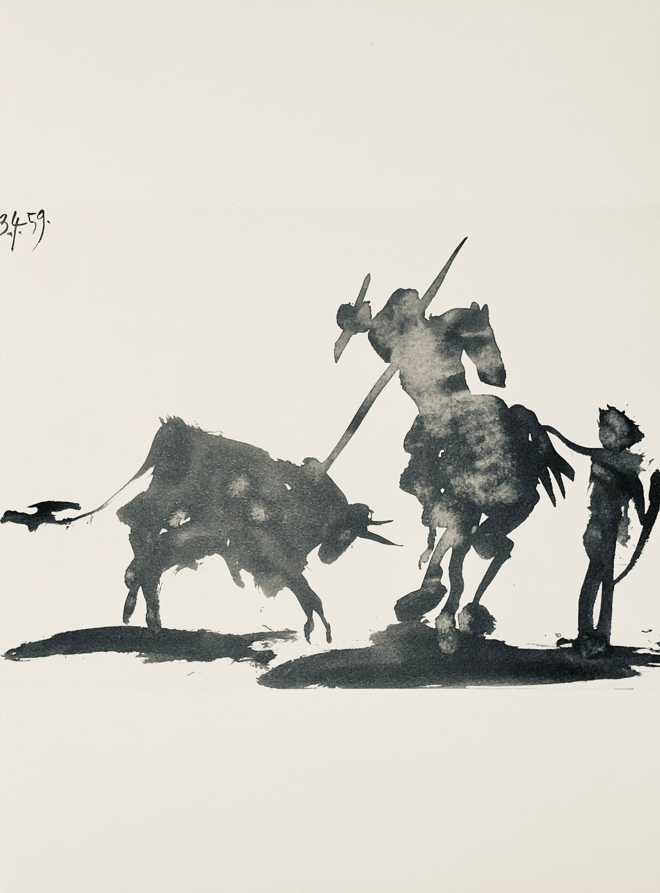 Pablo Picasso, Composition (Bloch 1276; Czwiklitzer 23), Toros y Toreros, Limited Edition Lithograph