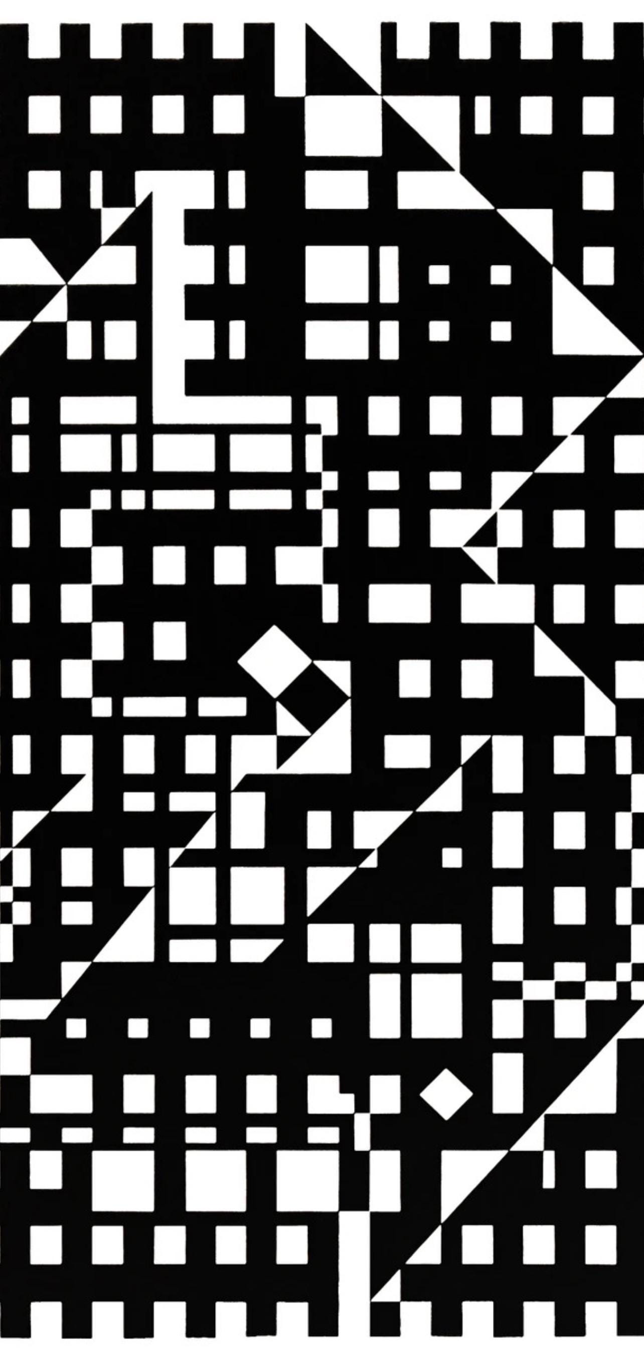 Victor Vasarely, Composition, Croisées, Limited Edition Héliogravure