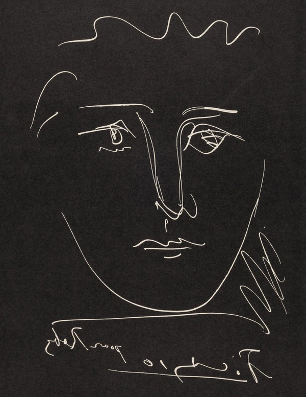 Pablo Picasso, Pour Roby, Noir (Bloch 680; Cramer 57), L'Âge de Soleil, Limited Edition Engraving