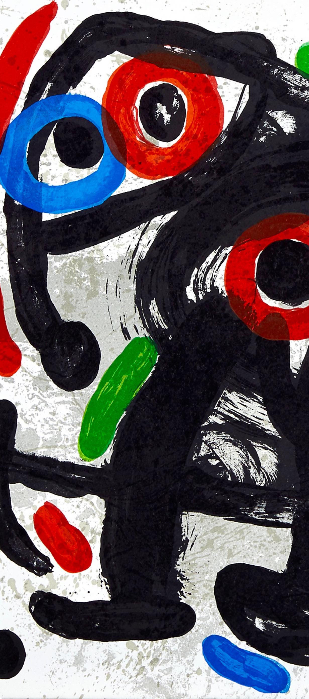 Joan Miró, Composition, Derrière le miroir, Limited Edition Lithograph