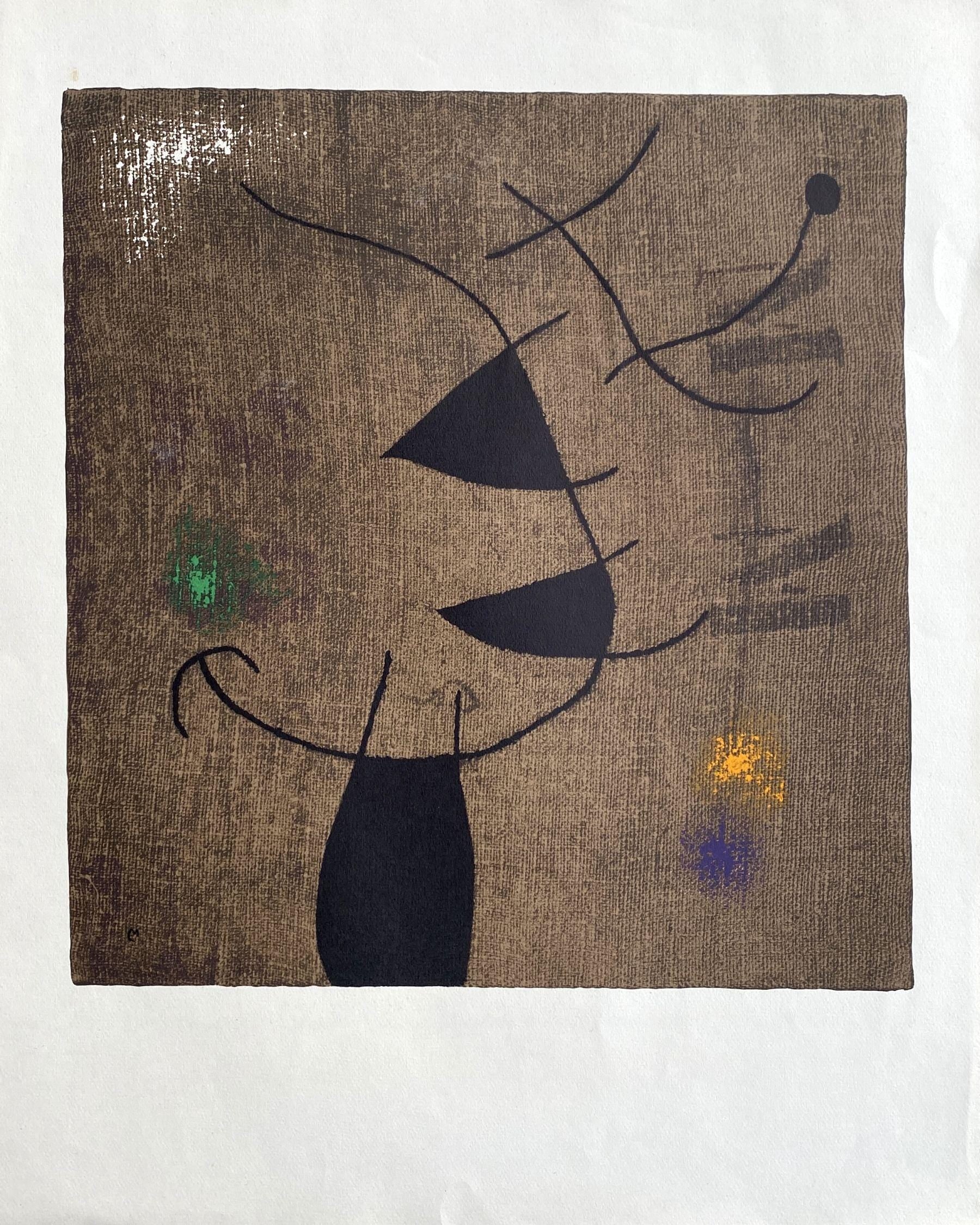 Joan Miró, Composition (Cramer 105), Femmes, Limited Edition Héliogravure