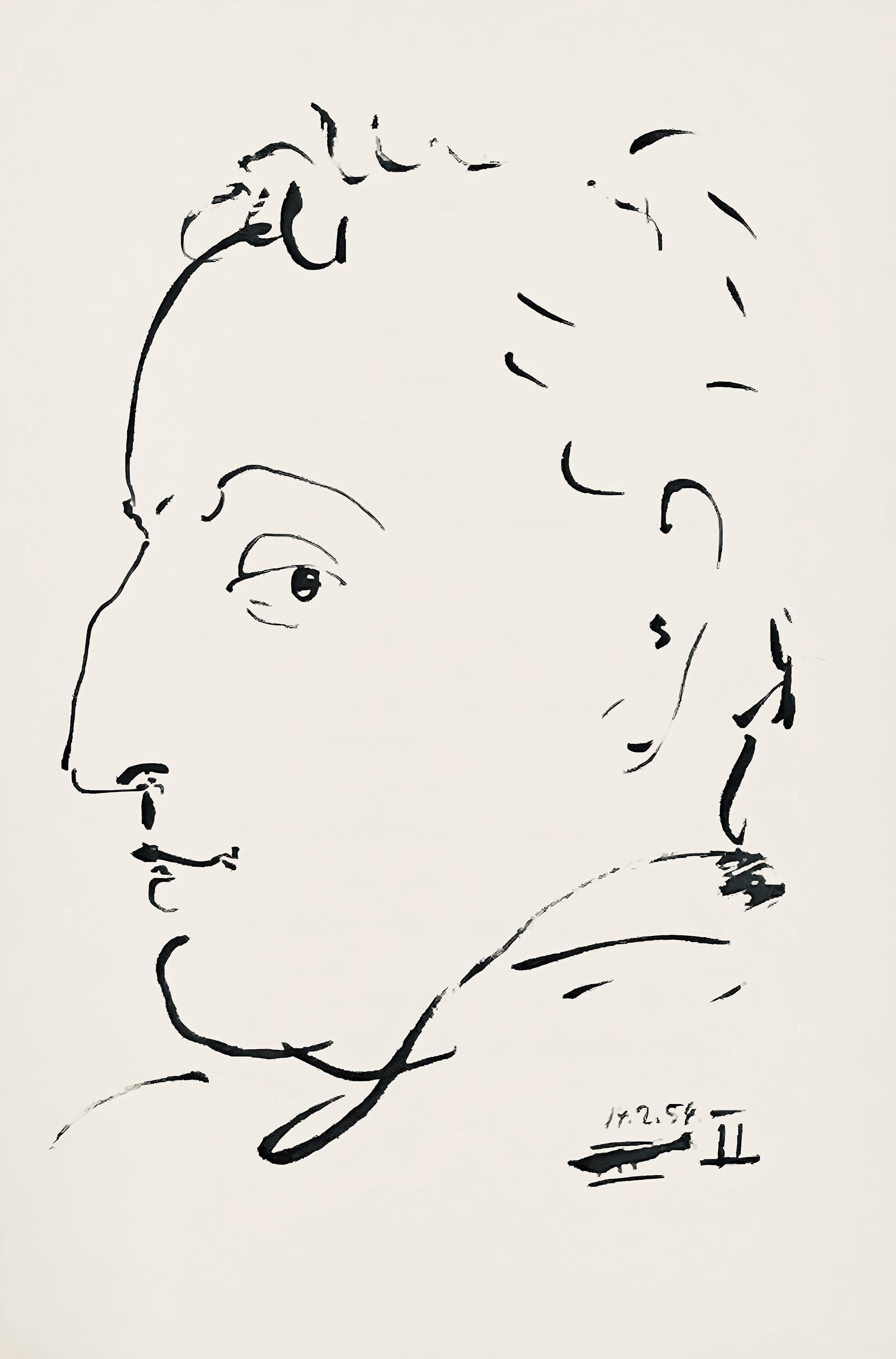 Pablo Picasso, Composition (Horodisch B19), Mystification, Limited Edition Lithograph