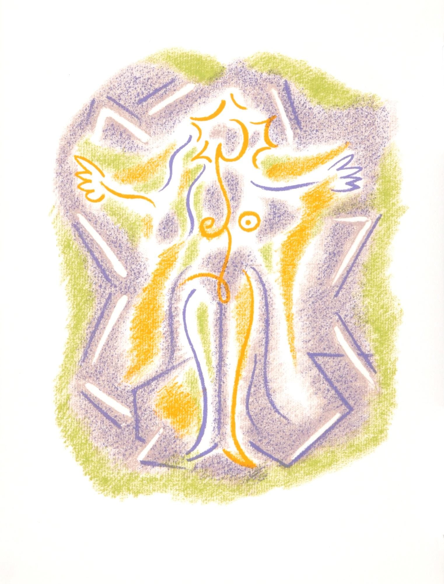 André Masson, Composition (Cramer 97), Une Étoile de Craie, Limited Edition Lithograph