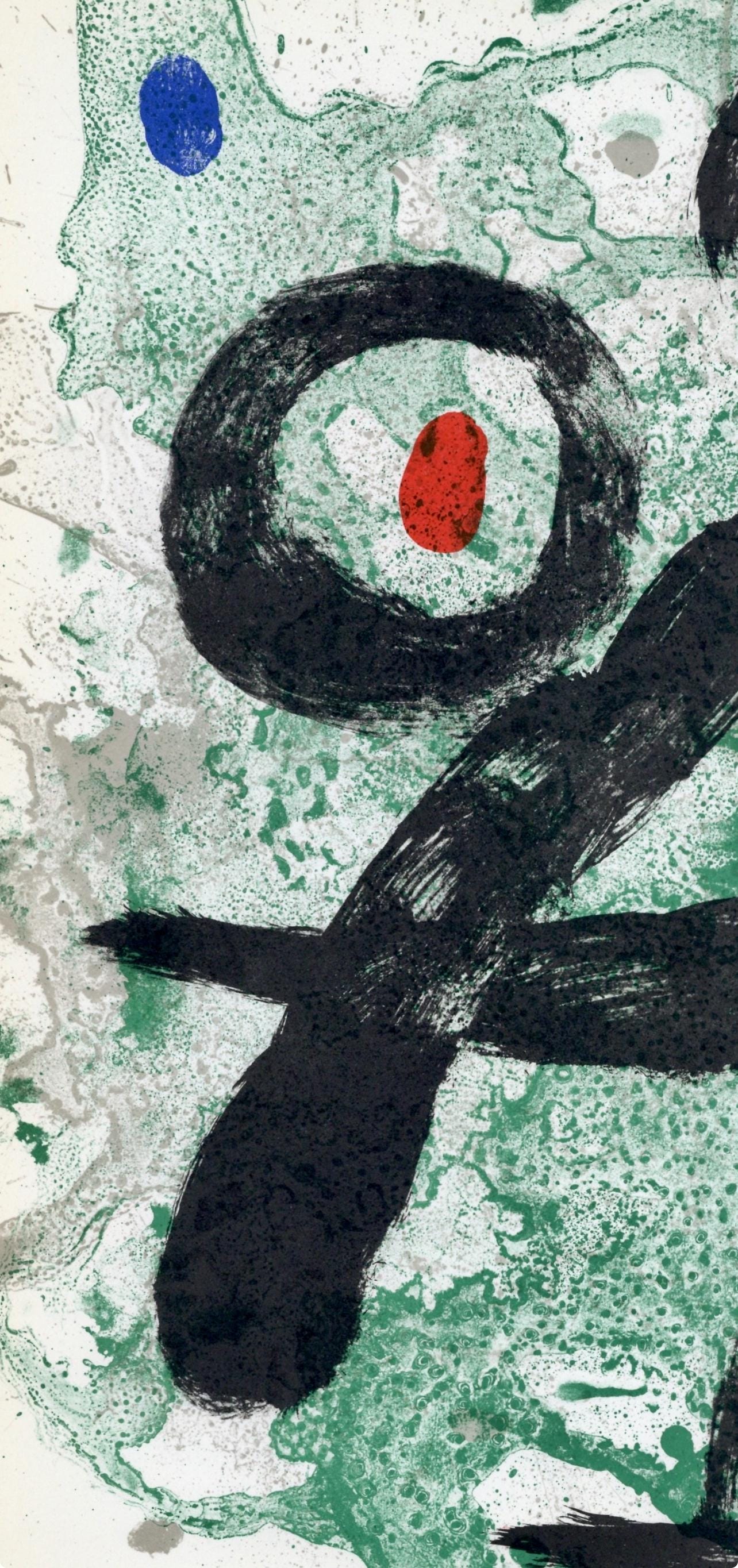 Joan Miró, Composition (Cramer 83; Mourlot 340-347), Derrière le miroir, Limited Edition Lithograph