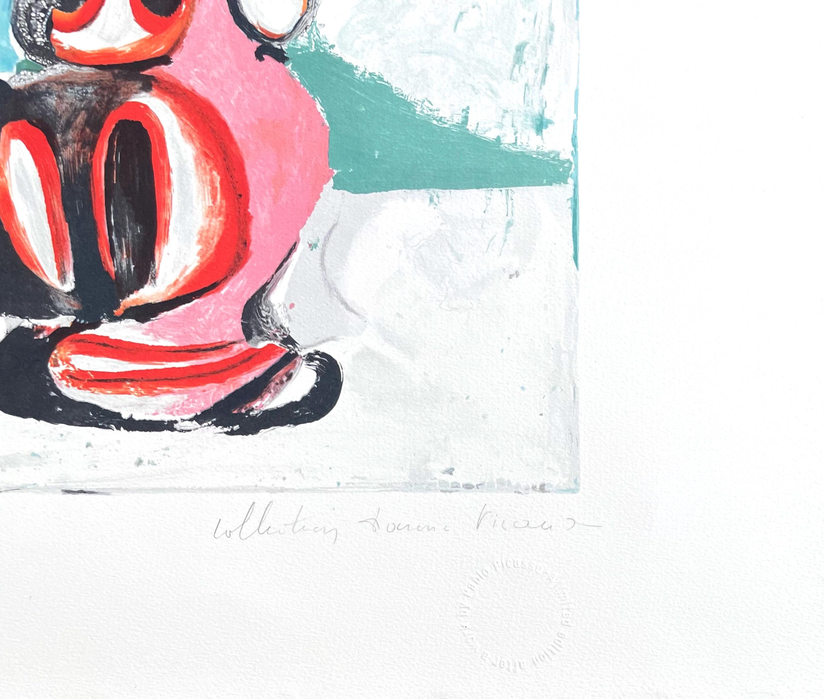 Pablo Picasso, Nature Morte au Pichet Rose, Marina Picasso Collection, Official Limited Edition Lithograph