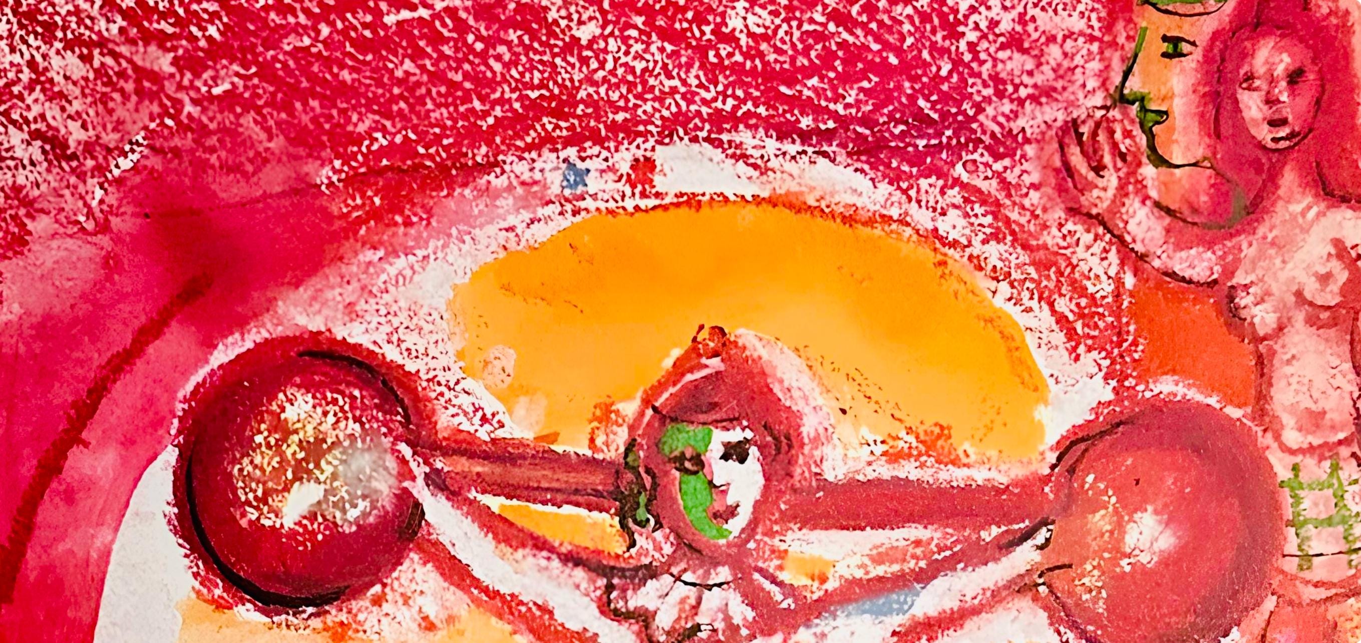 Marc Chagall, Composition, Le Cirque D'Izis,  avec quatre compositions originales de Marc Chagall, Limited Edition Lithograph