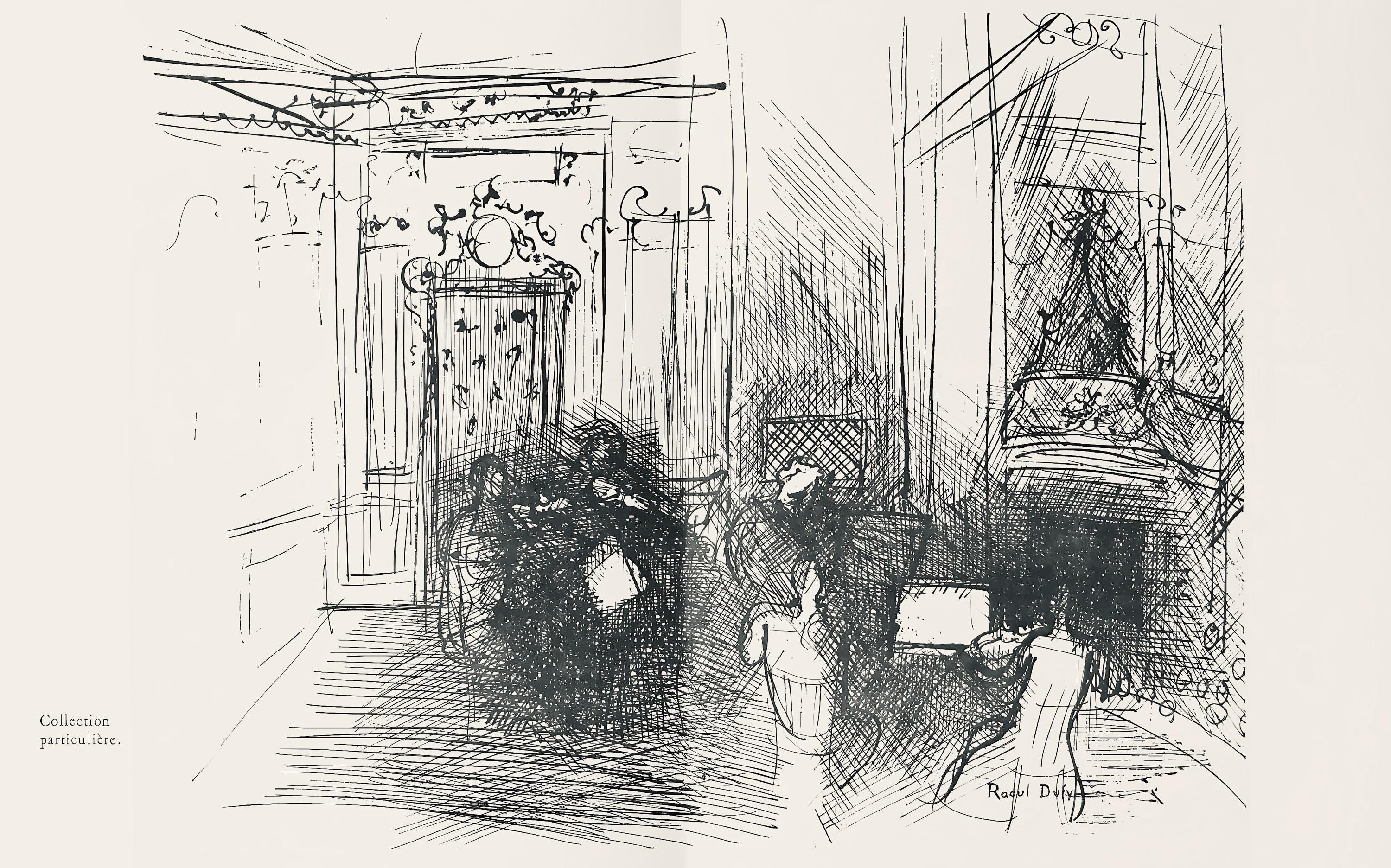 Raoul Dufy, Dessin, Lettre à mon peintre Raoul Dufy, Limited Edition Lithograph