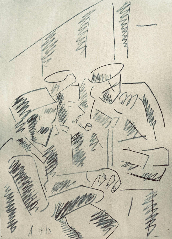 Fernand Léger, Soldats Au Repos, Fernand Léger, Dessins de Guerre, Limited Edition Lithograph