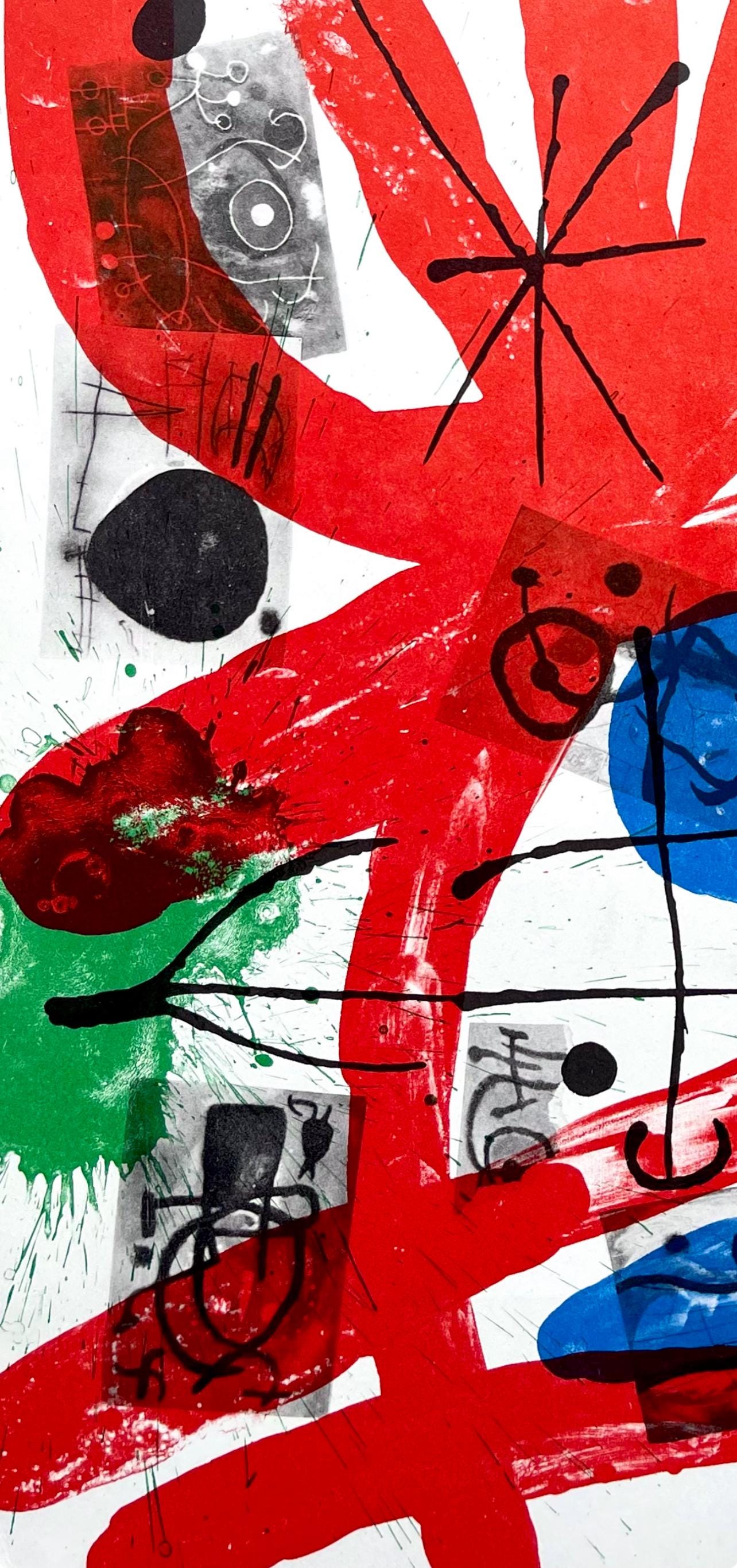 Joan Miró, Composition (Cramer 102; Mourlot 428-449), Derrière le miroir, Limited Edition Lithograph