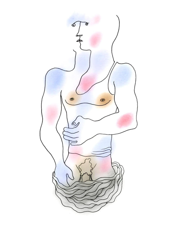 Jean Cocteau, Composition, Le Livre Blanc, Limited Edition Lithograph