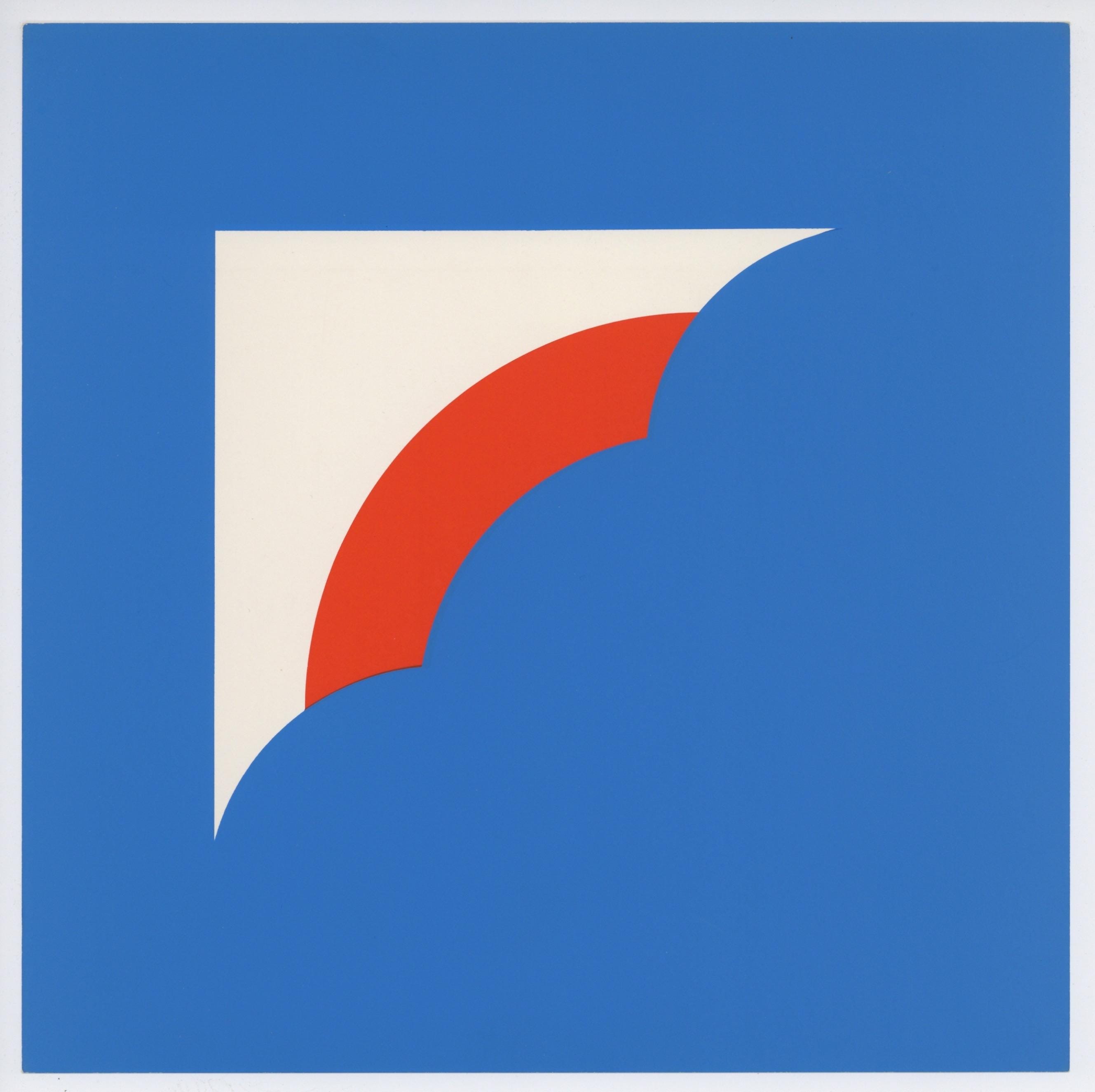 Georg Karl Pfahler, Composition, Vormen van de Kleur, Limited Edition Silkscreen