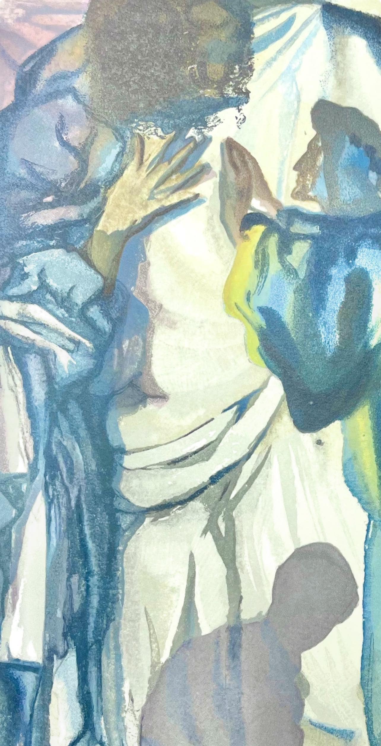 Salvador Dali, Fegefeuer XIV (Field 189-200; Michler/Löpsinger 1039-1138), Die Göttliche Komödie, Signed, Limited Edition Woodcut