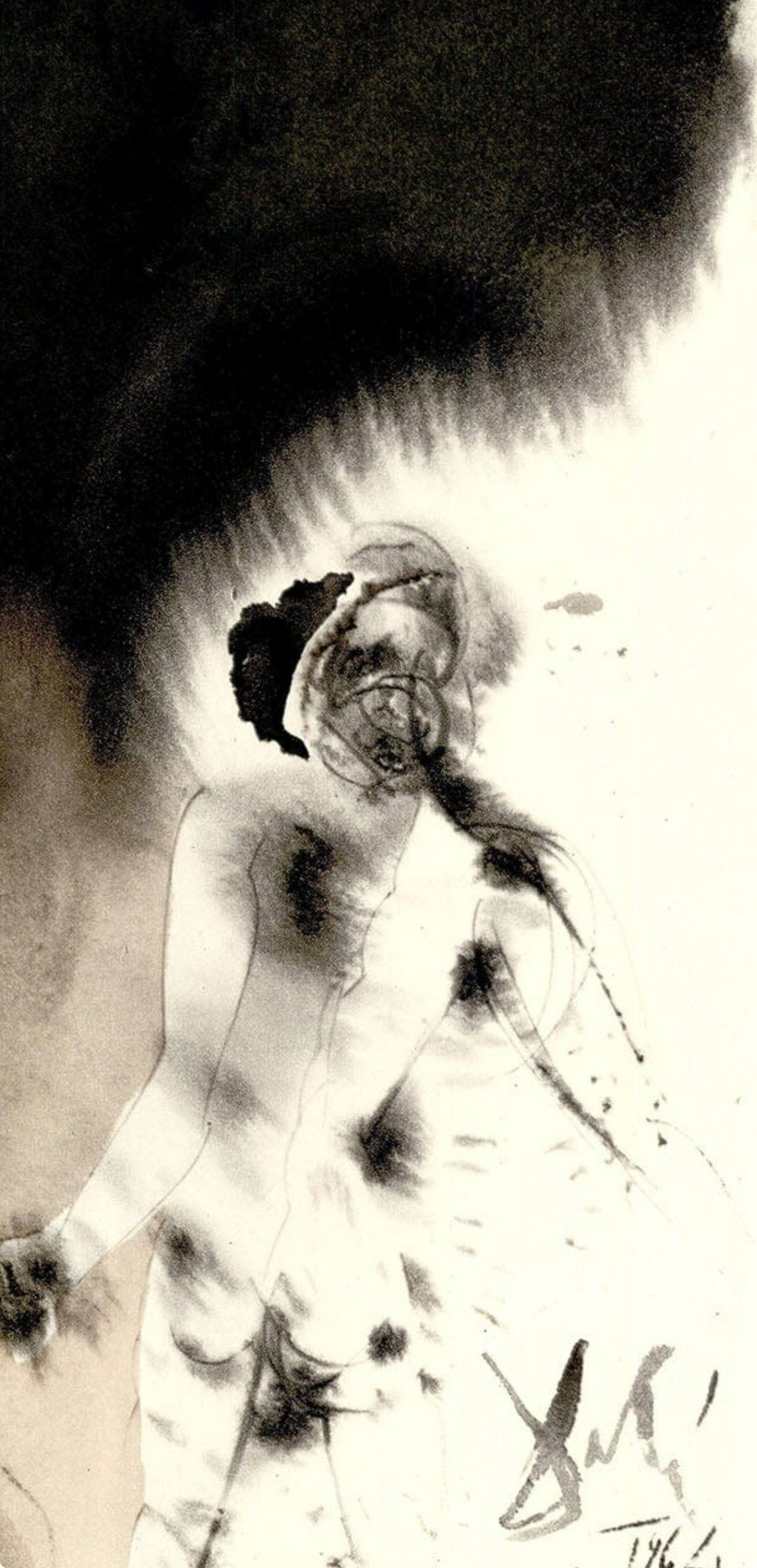 Salvador Dali, Composition (Michler/Löpsinger 1600; Field 69-3), Biblia Sacra, Limited Edition Lithograph