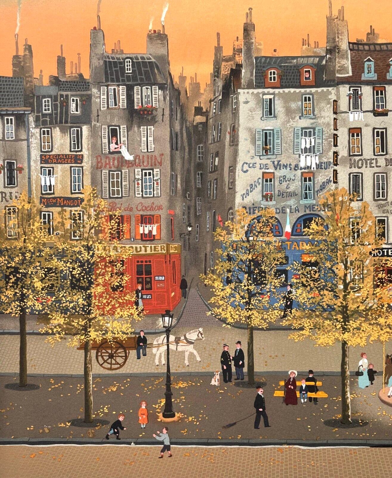Michel Delacroix, Le Mange, Limited Edition Lithograph