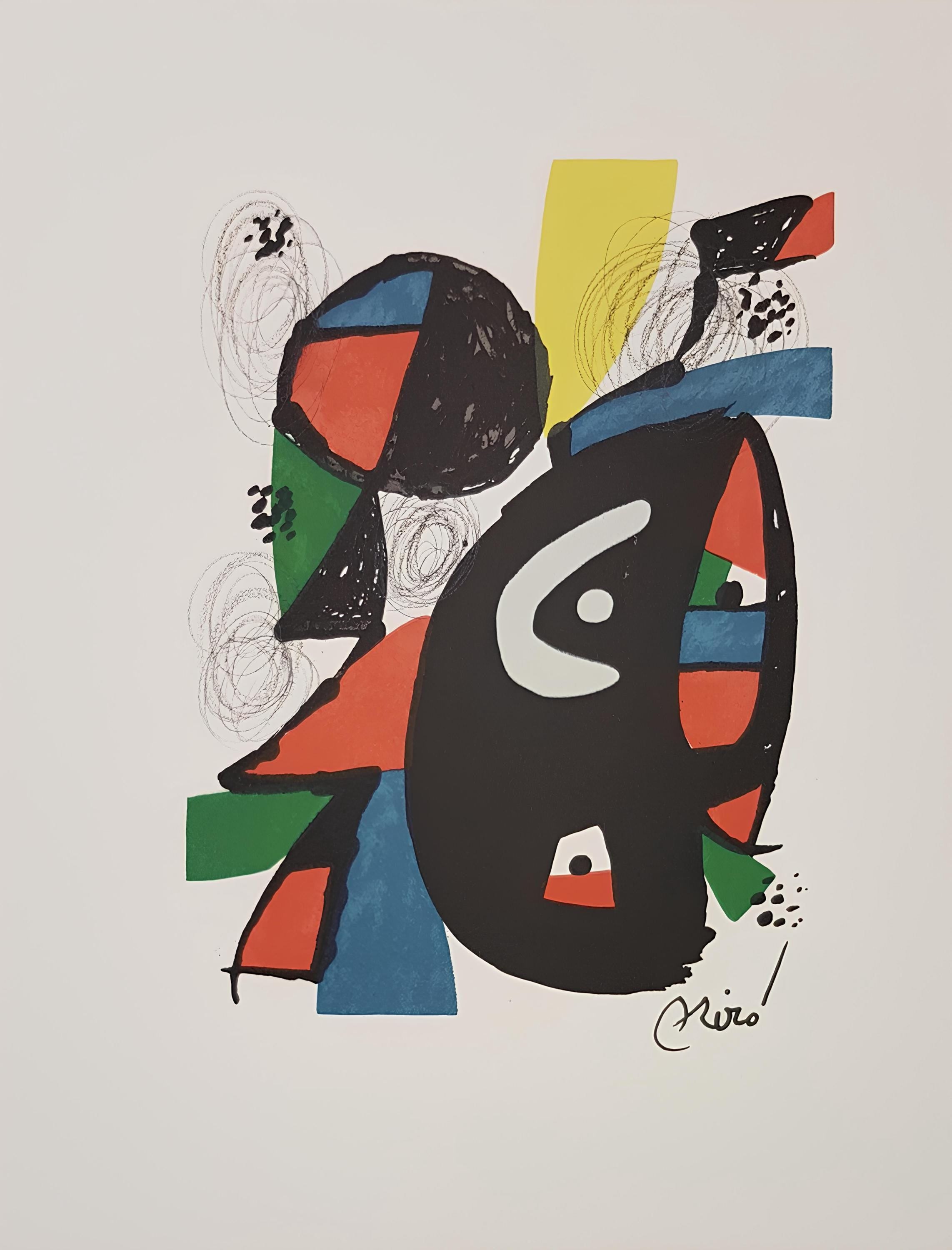 Joan Miró, Composition (Mourlot 1212-1225; Cramer 248), La mélodie acide, Limited Edition Lithograph