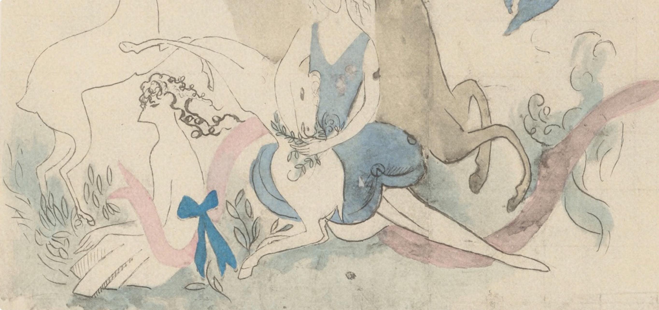 Marie Laurencin, Composition, Les Biches, Limited Edition Lithograph