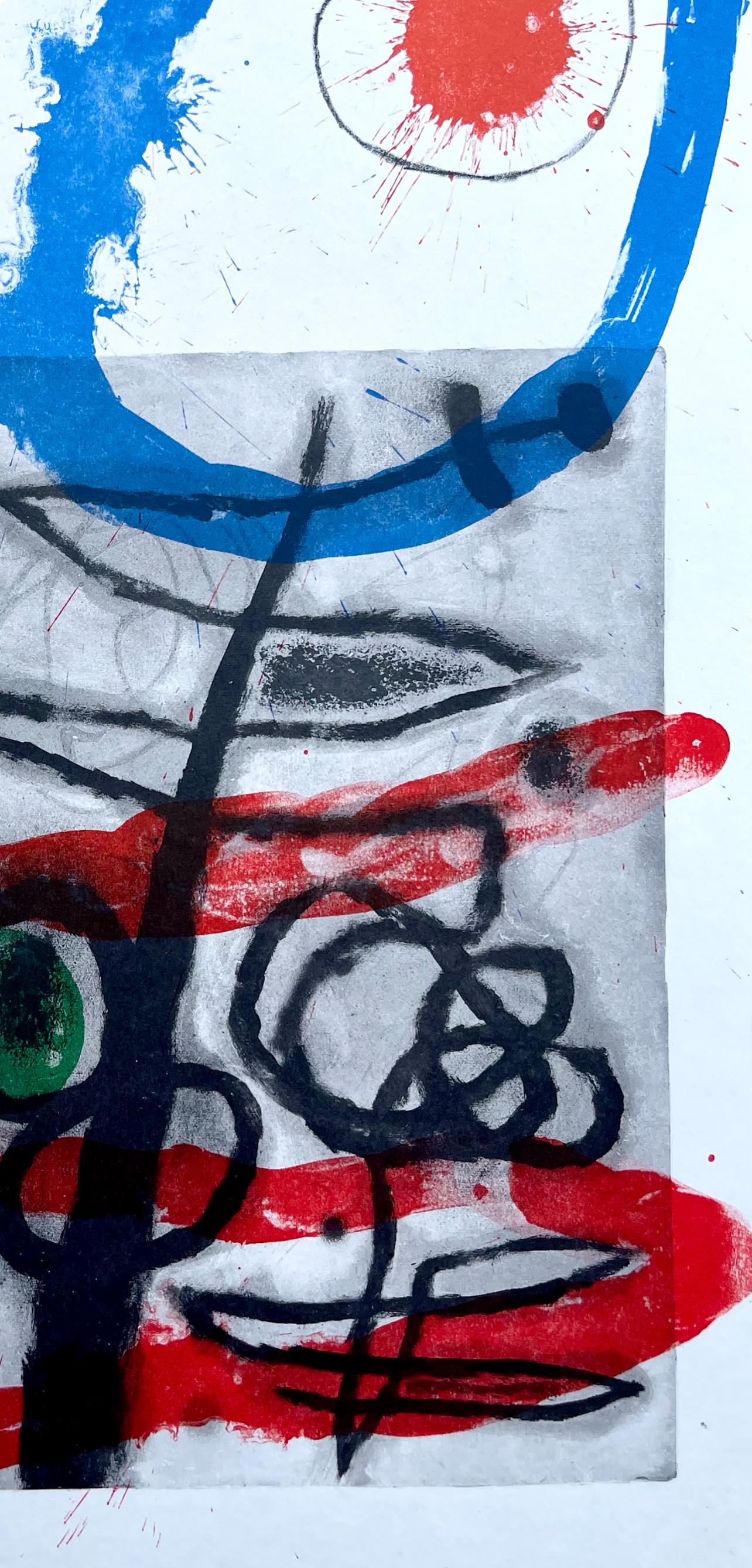 Joan Miró, Composition (Cramer 102; Mourlot 428-449), Derrière le miroir, Limited Edition Lithograph