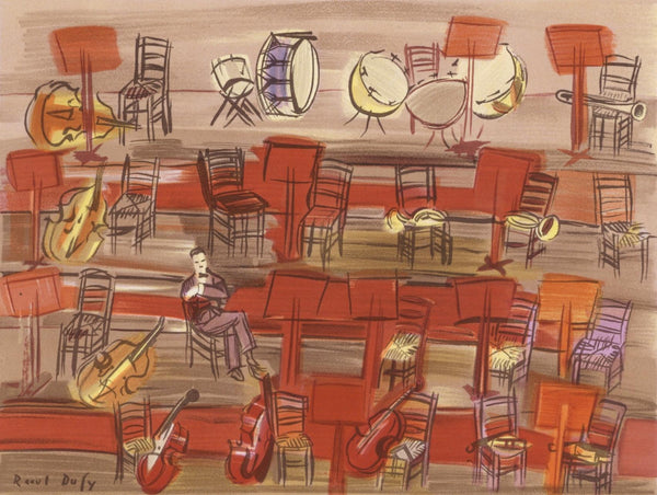 Raoul Dufy, L'Entracte, Lettre à mon peintre Raoul Dufy, Limited Edition Lithograph