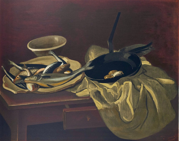 André Derain, Nature morte aux Poissons et a La Poêle, André Derain, Collection Pierre Lévy, Limited Edition Lithograph