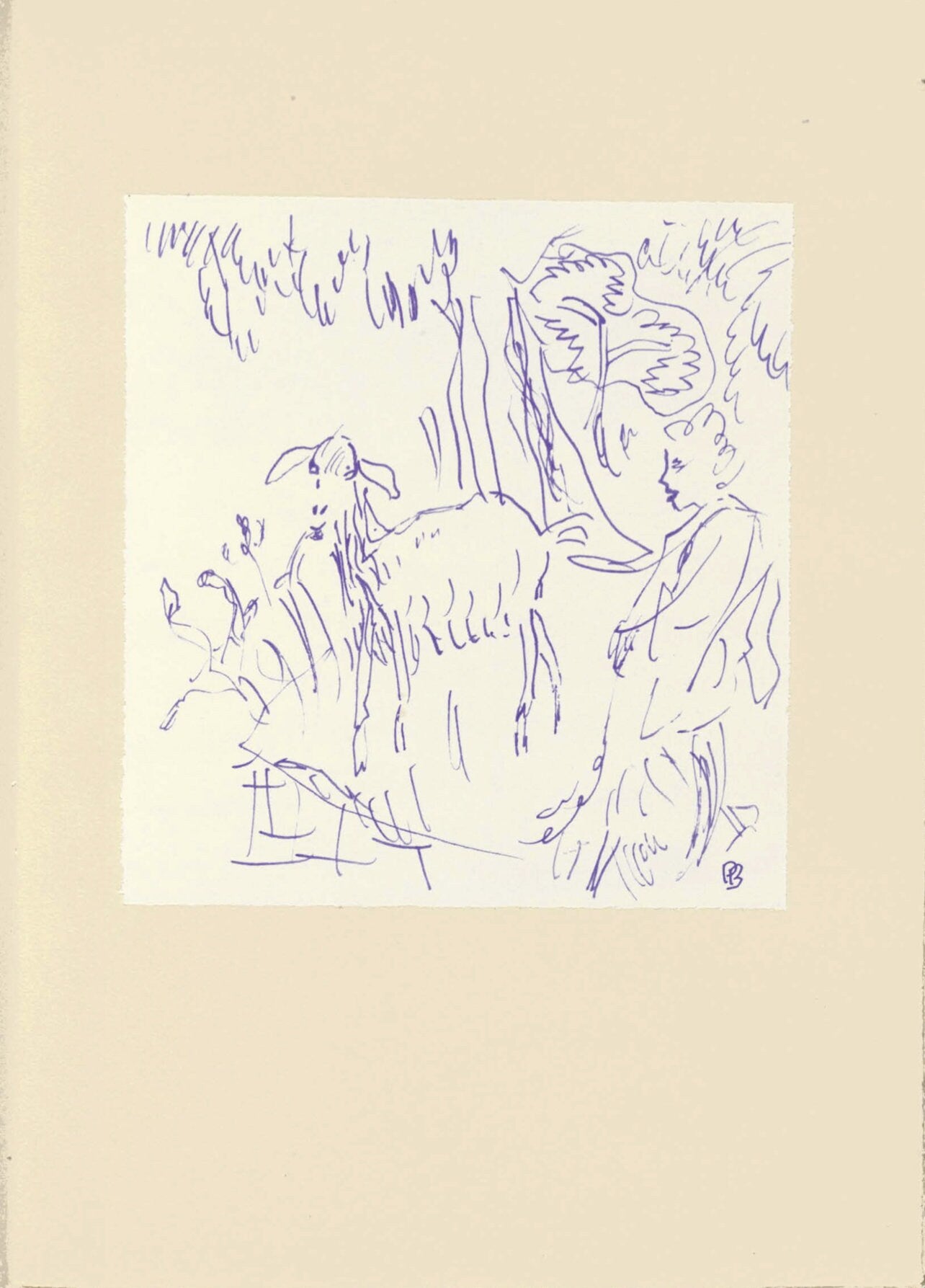 Pierre Bonnard, Composition (Terrasse 54), Pierre Bonnard Correspondences, Limited Edition Lithograph