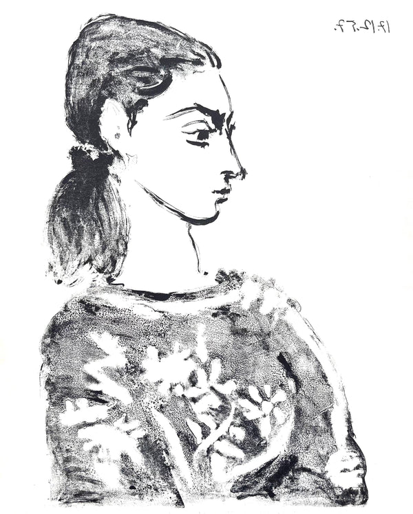 Pablo Picasso, Composition, Picasso Lithographs Since 1945, Cincinnati Art Museum, Limited Edition Lithograph