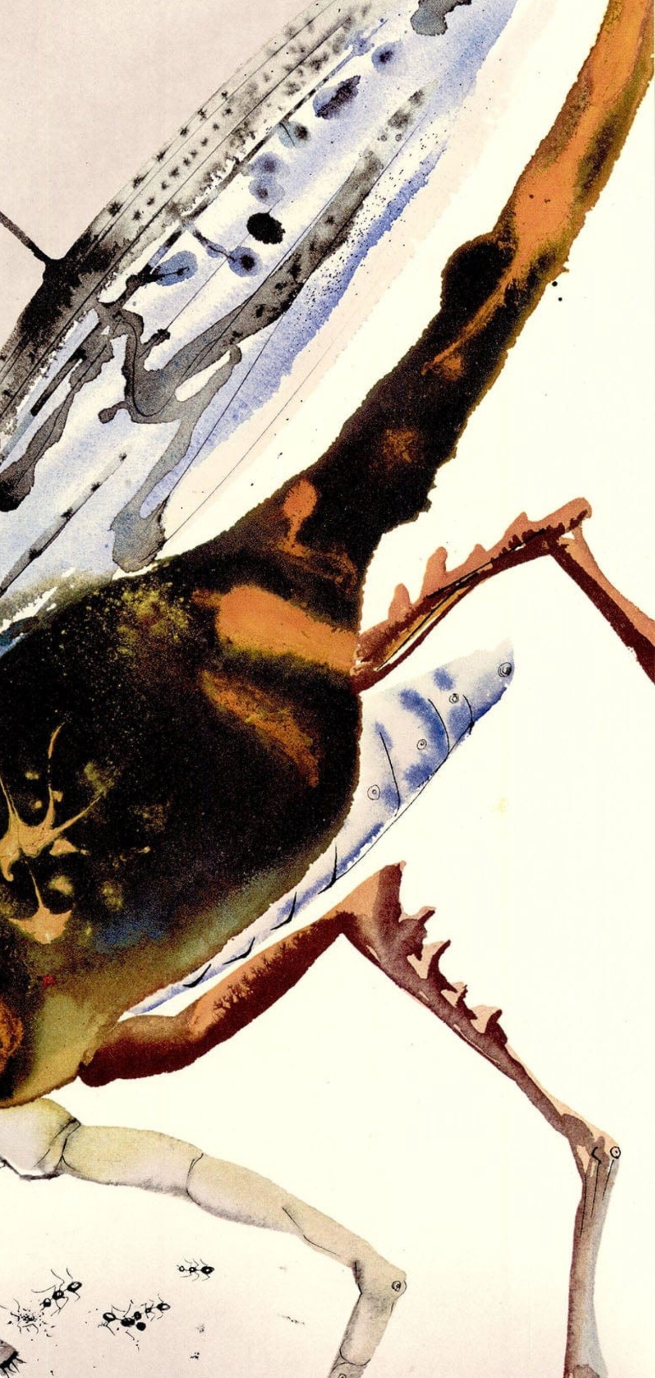 Salvador Dali, Composition (Michler/Löpsinger 1600; Field 69-3), Biblia Sacra, Limited Edition Lithograph