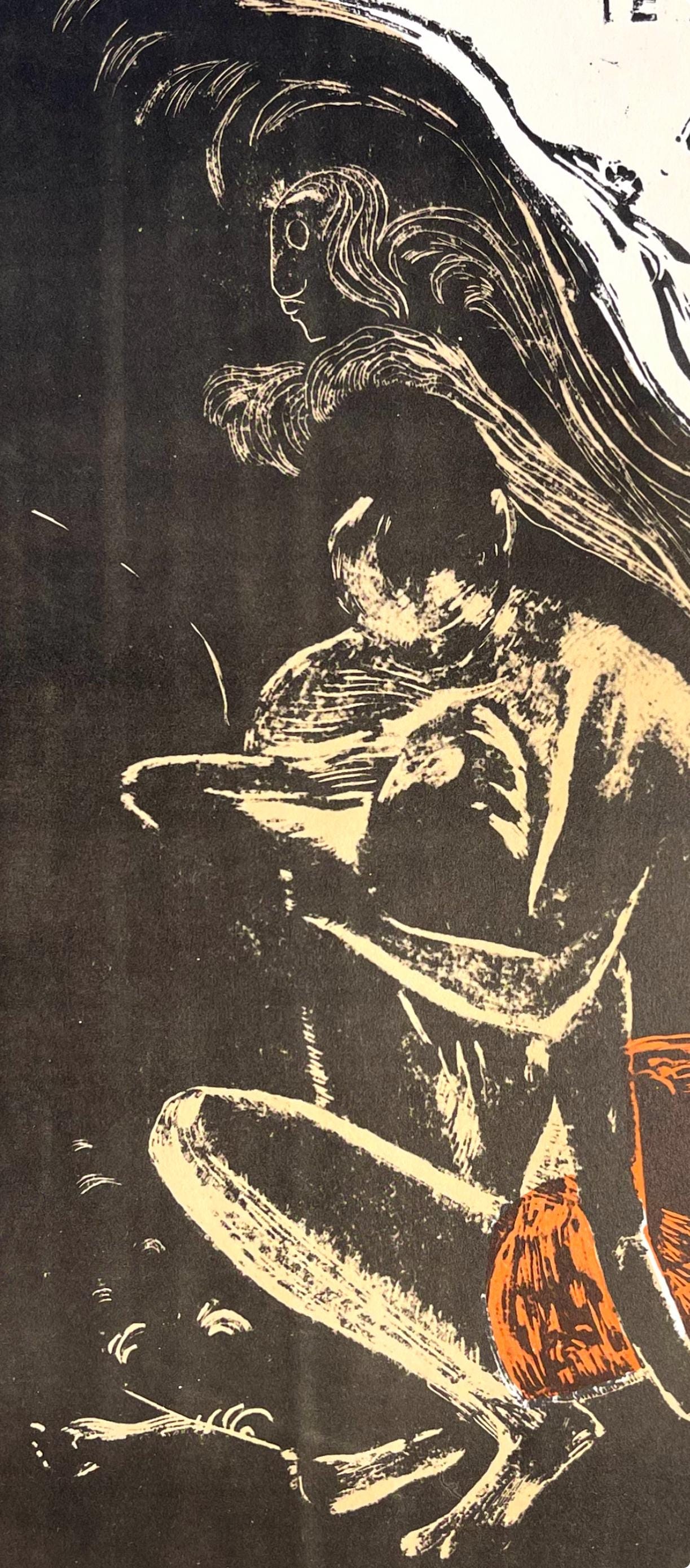 Paul Gauguin, Here We Make Love (Te Faruru), Limited Edition Woodcut