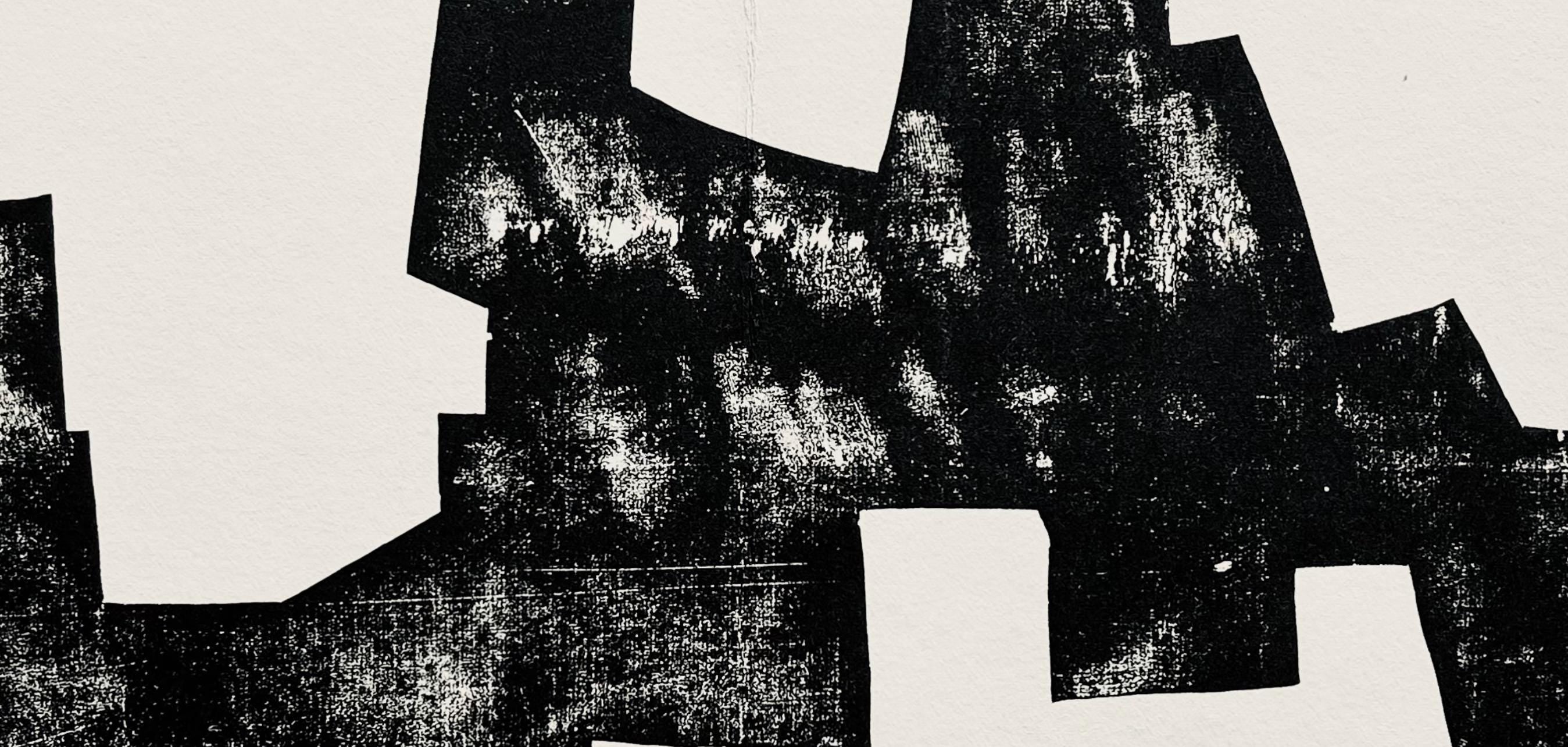 Eduardo Chillida, Composition, Derrière le miroir, Limited Edition Woodcut