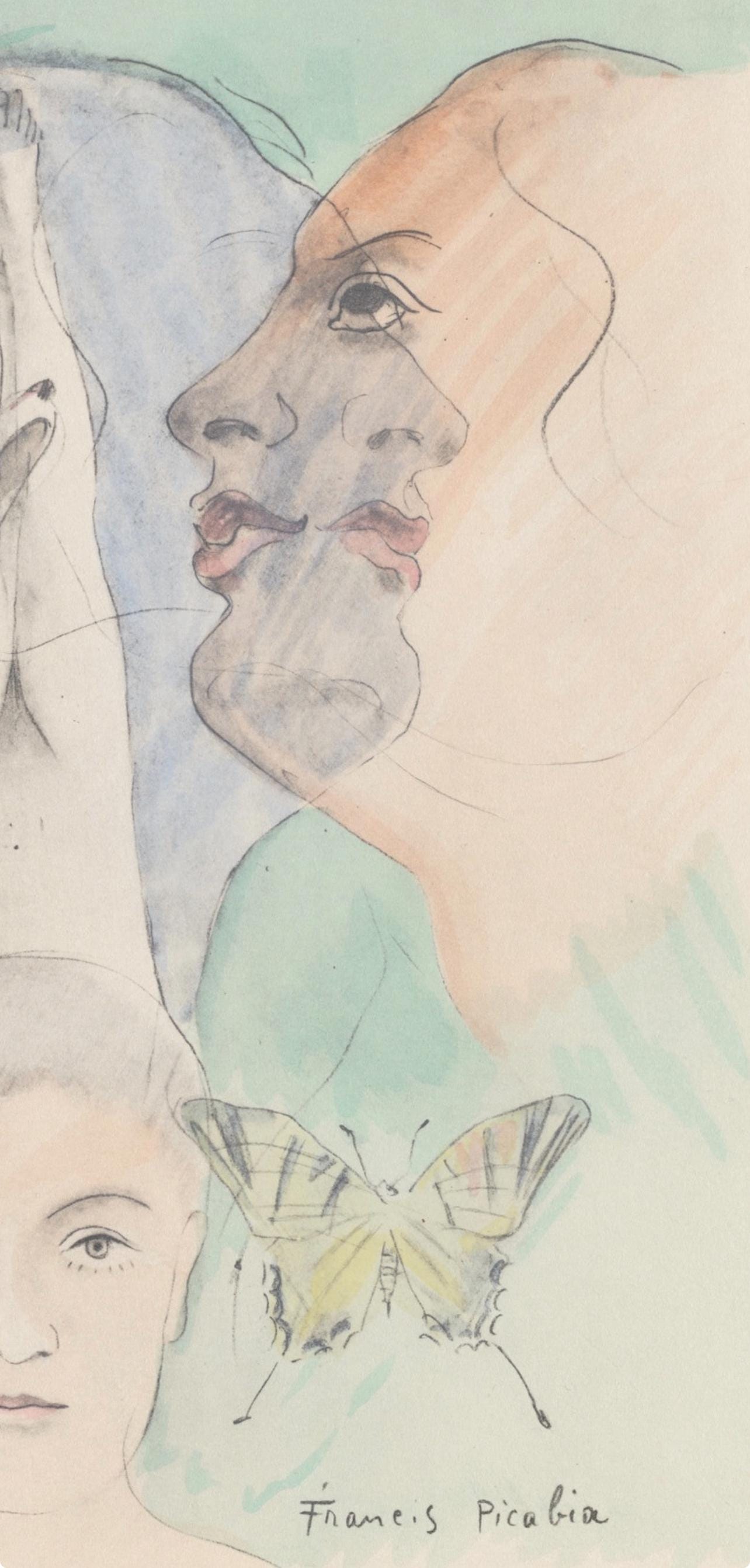 Francis Picabia, Composition, Le Peseur d'âmes (The Weigher of Souls), Limited Edition Lithograph